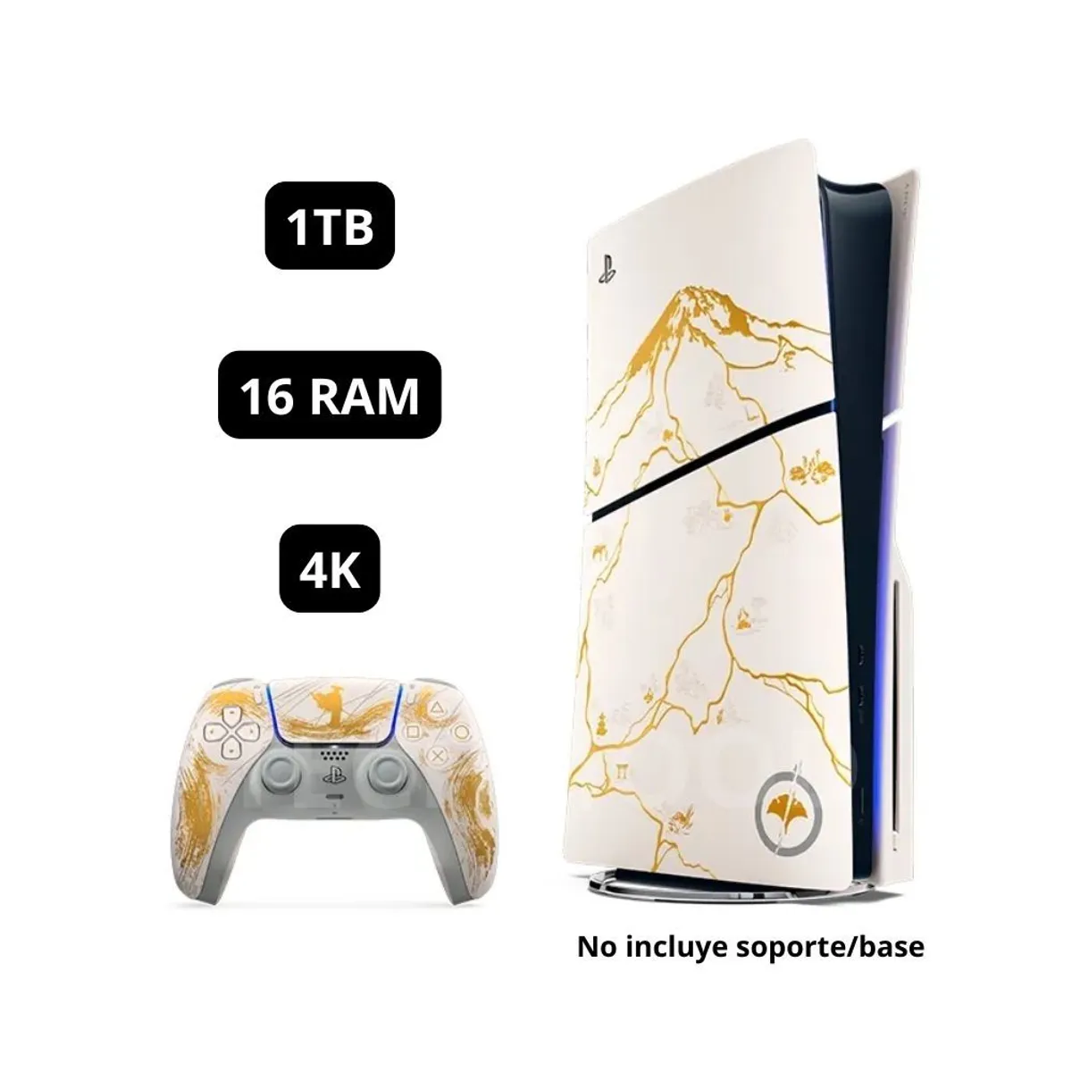 SONY - CONSOLA PLAYSTATION 5 EDICIÓN LIMITADA - GOLD GHOST OF YOTEI 