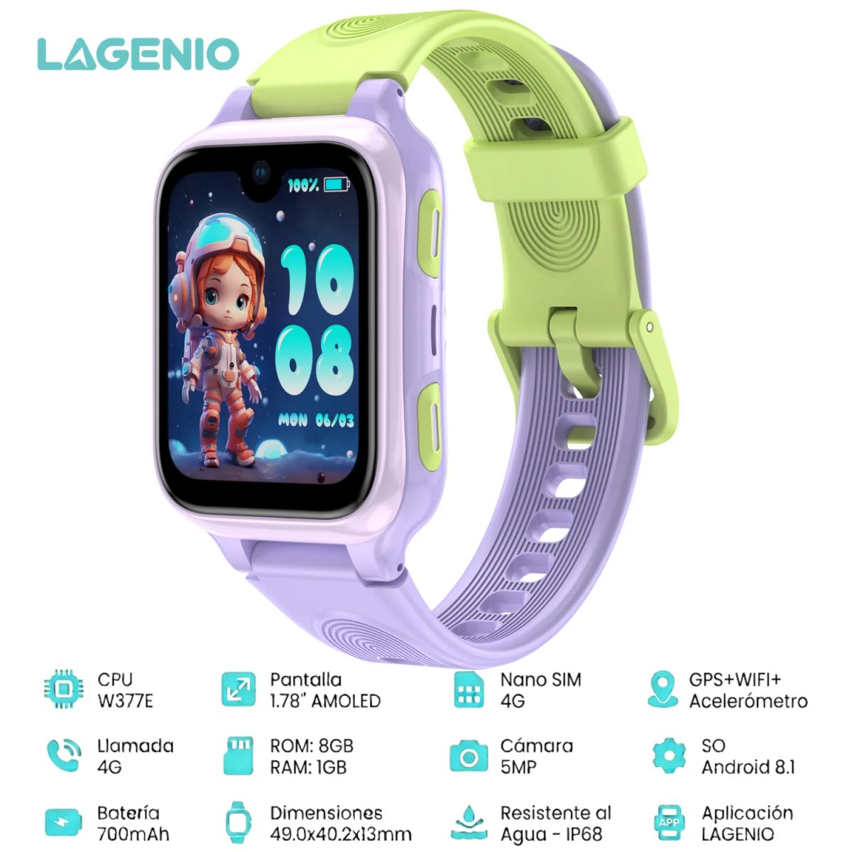 Smart Watch Kids - Marca Lagenio K9, marca LAGENIO - Foto Principal
