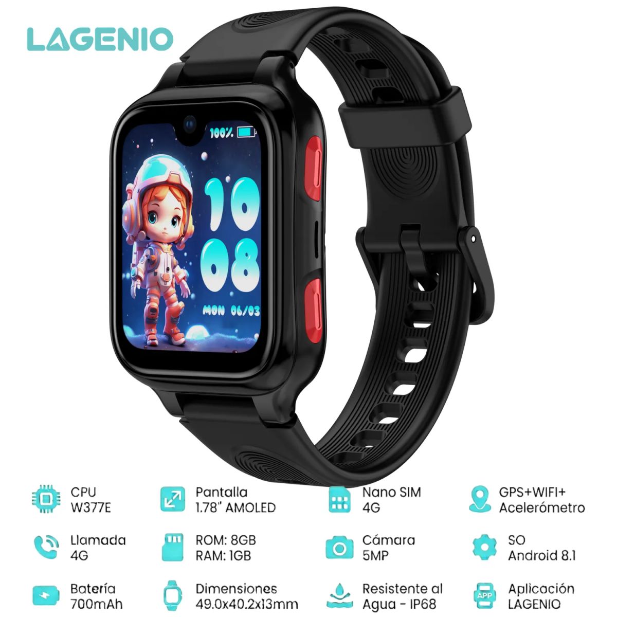 Smart Watch Kids - Marca Lagenio K9, marca LAGENIO - Foto Principal