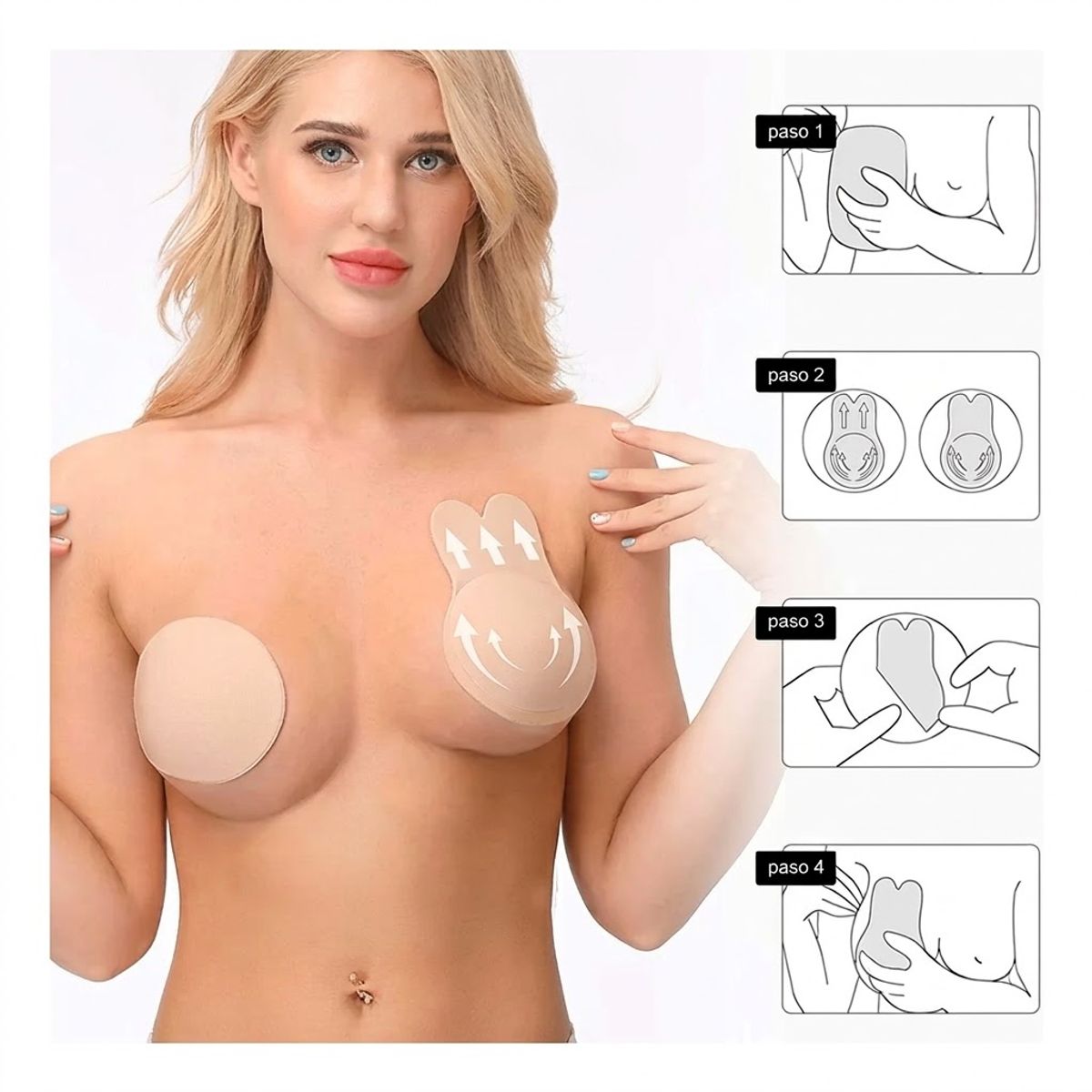 GENERICO - Realzador De Busto Adhesivo Invisible Para Vestidos Y Tops