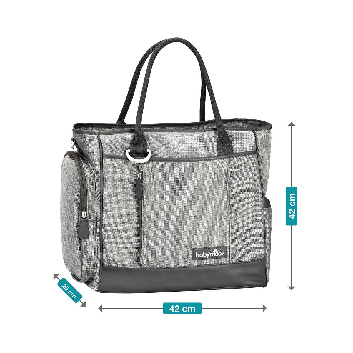 BABYMOOV - Bolso Pañalero Esencial Gris Babymoov