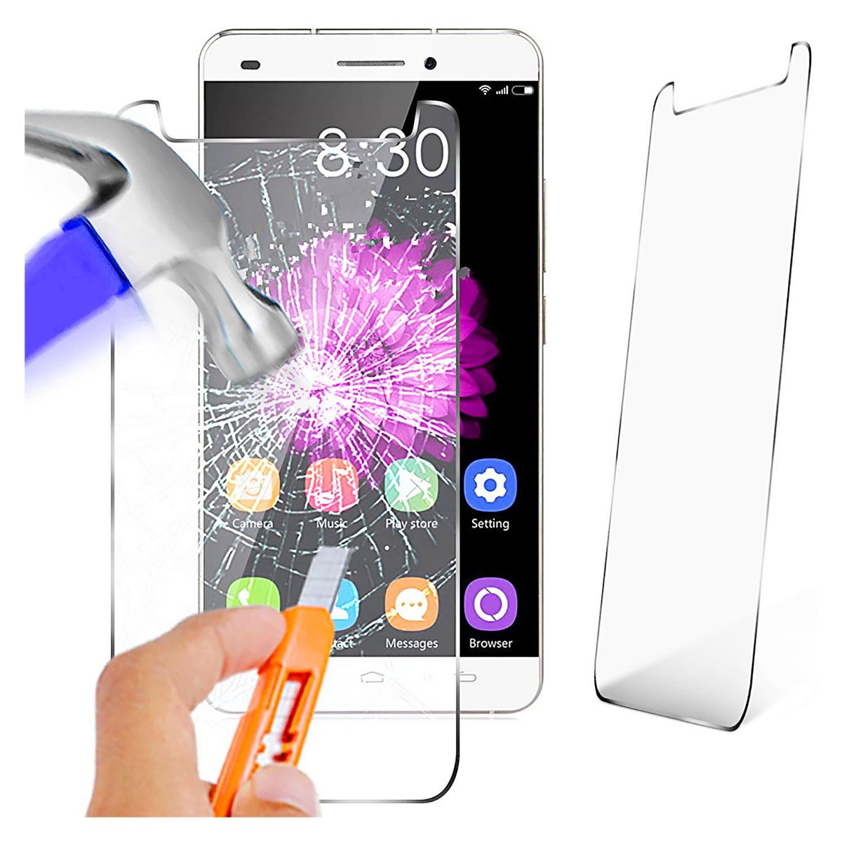 NEFFOS - Protector de Pantalla Neffos C5 Max