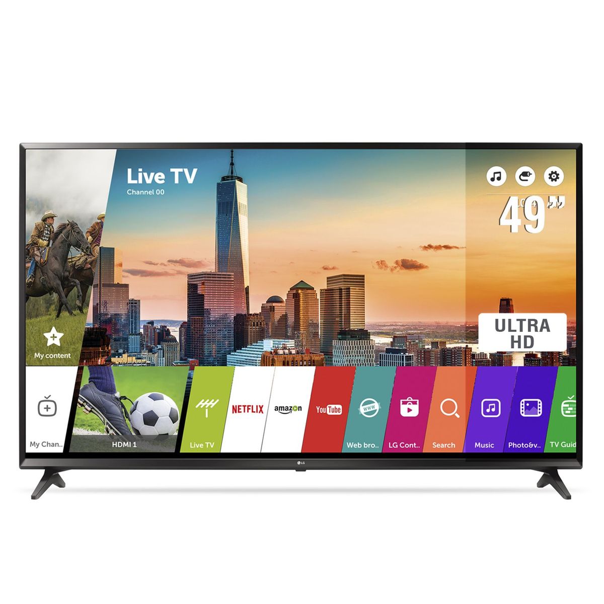 LG - LED UHD 4K 49" 49UJ6300 Smart WebOS 3.5