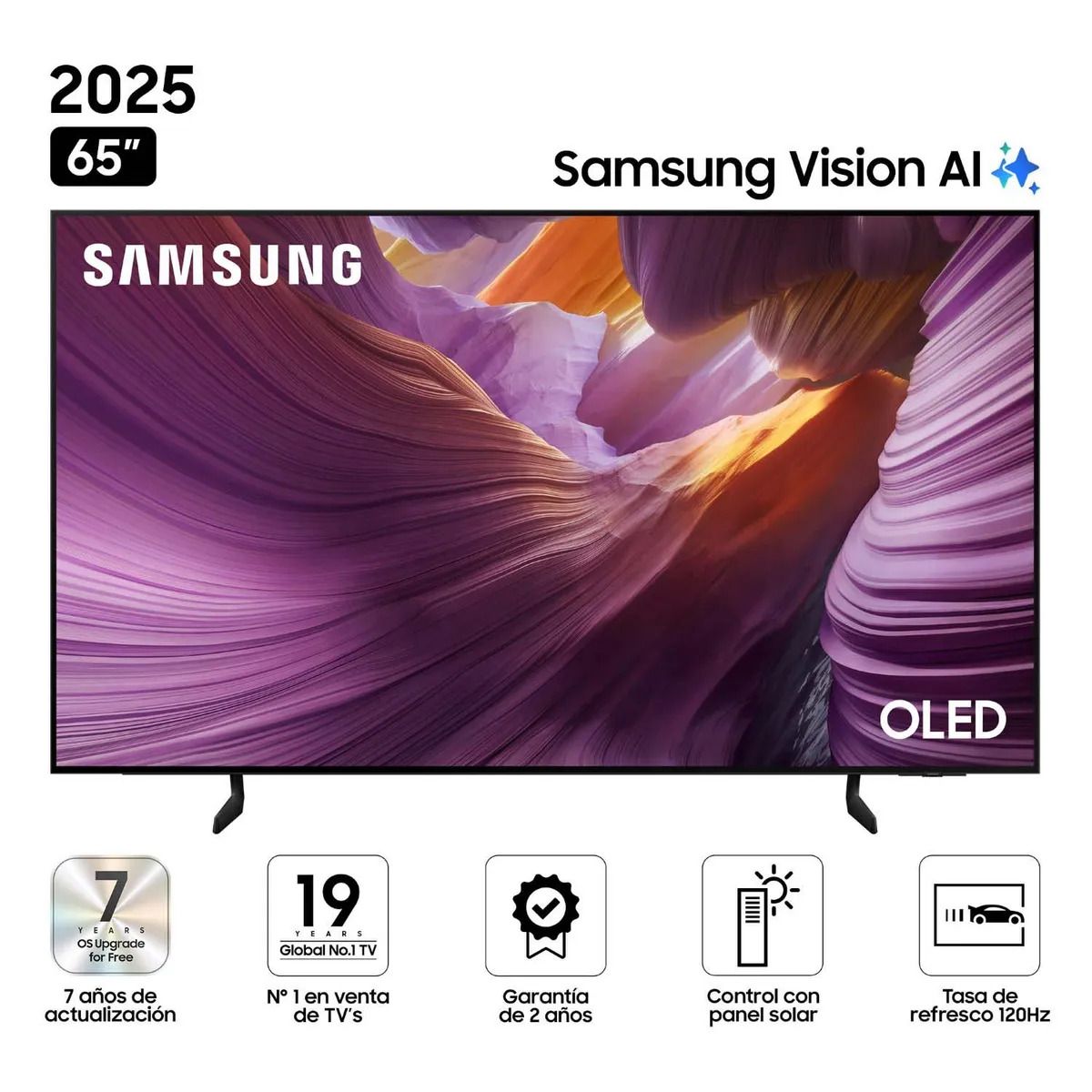 SAMSUNG - Televisor Samsung 65" OLED S85F Vision Ai Smart Tv (2025)