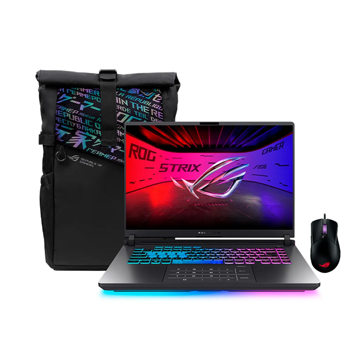 ASUS - NB ASUS ROG Strix G16 G614FP-RV010W/16" WUXGA IPS/Ryzen 9 9955HX 5.4G/16G DDR5/1TB SSD M.2  WIN11HOME