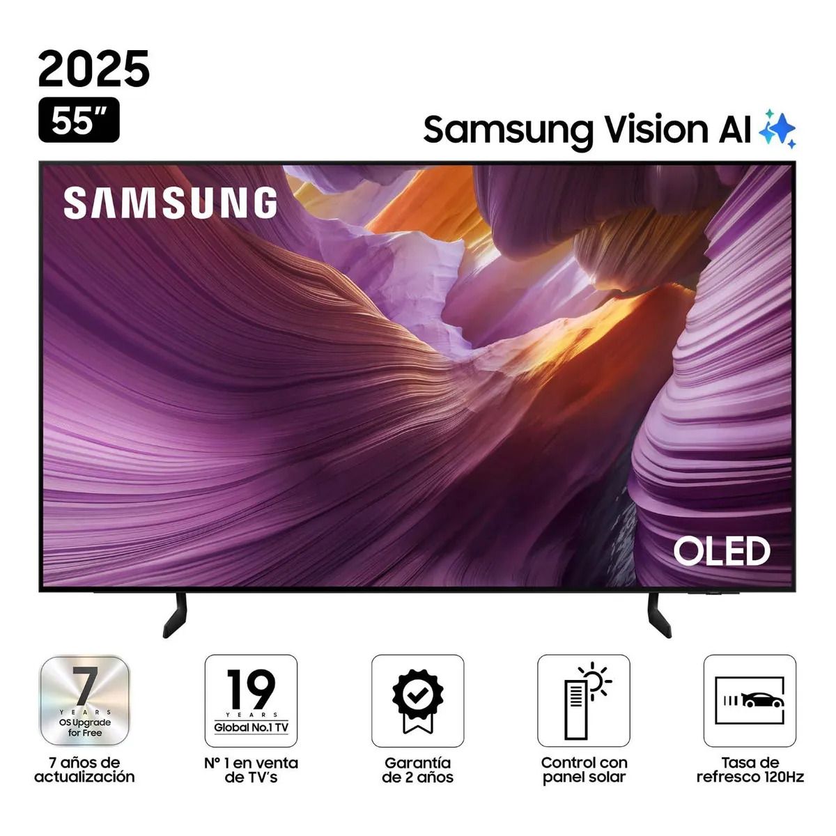 SAMSUNG - Televisor Samsung 55" OLED S85F Vision Ai Smart Tv (2025)