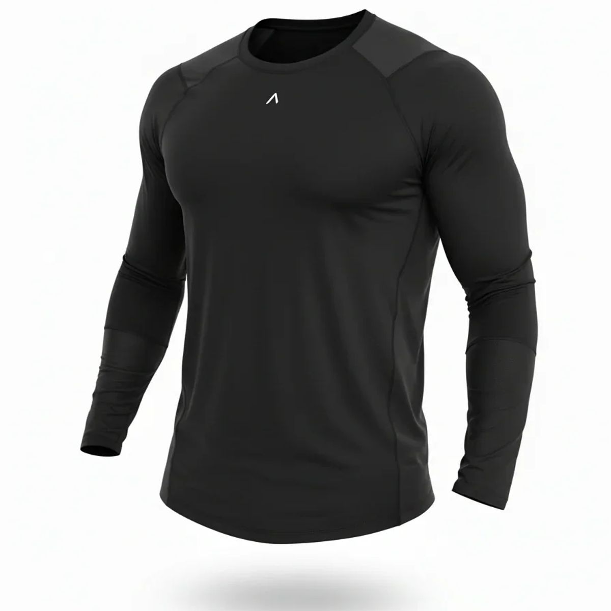 ALPHA FIT - Polo de Compresion deportivo - Ropa deportiva Hombre Gym running Alpha