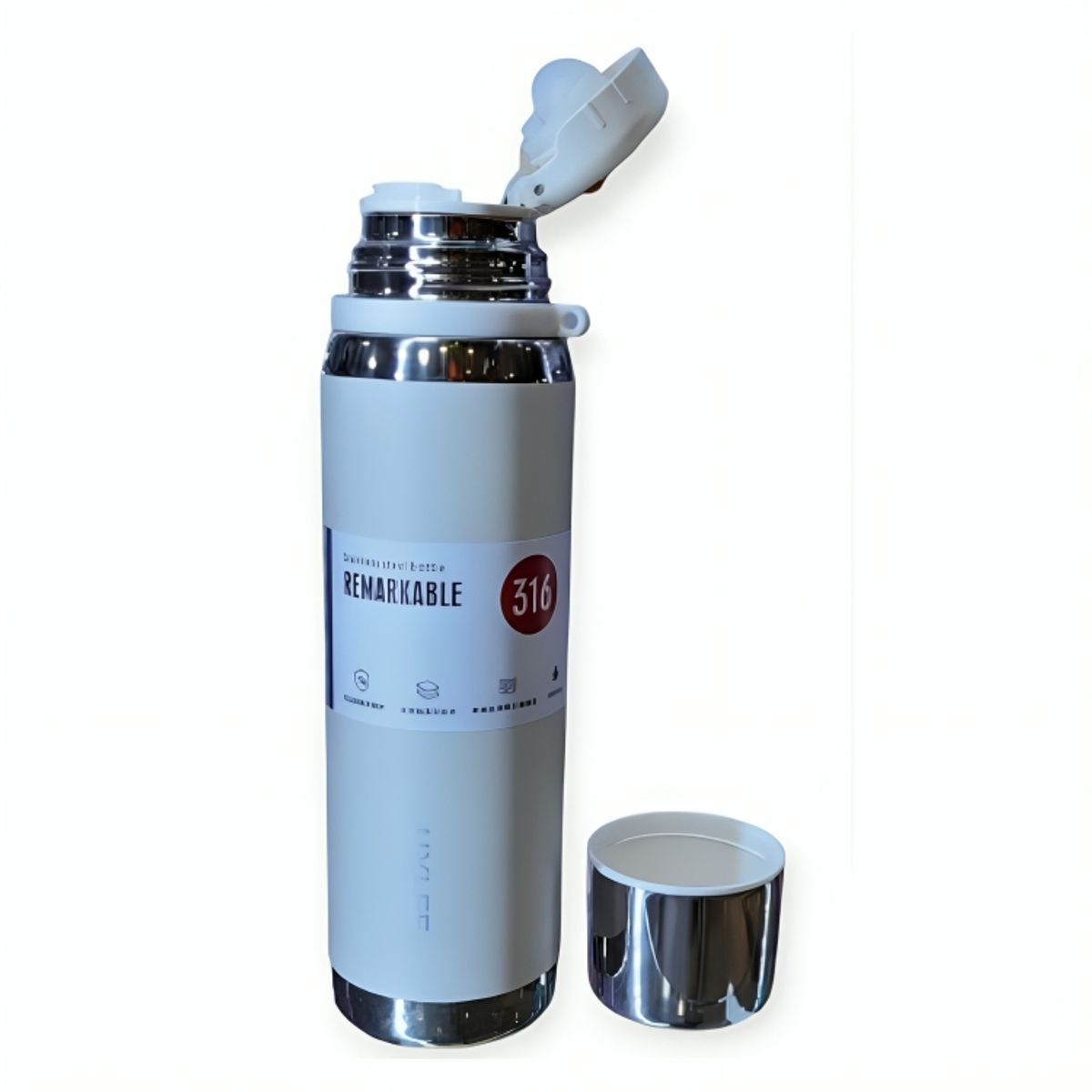 Termo Tomatodo Deportivo AMSZM de Acero Inoxidable 316 de 700 ml, marca GENERICO - Foto 2