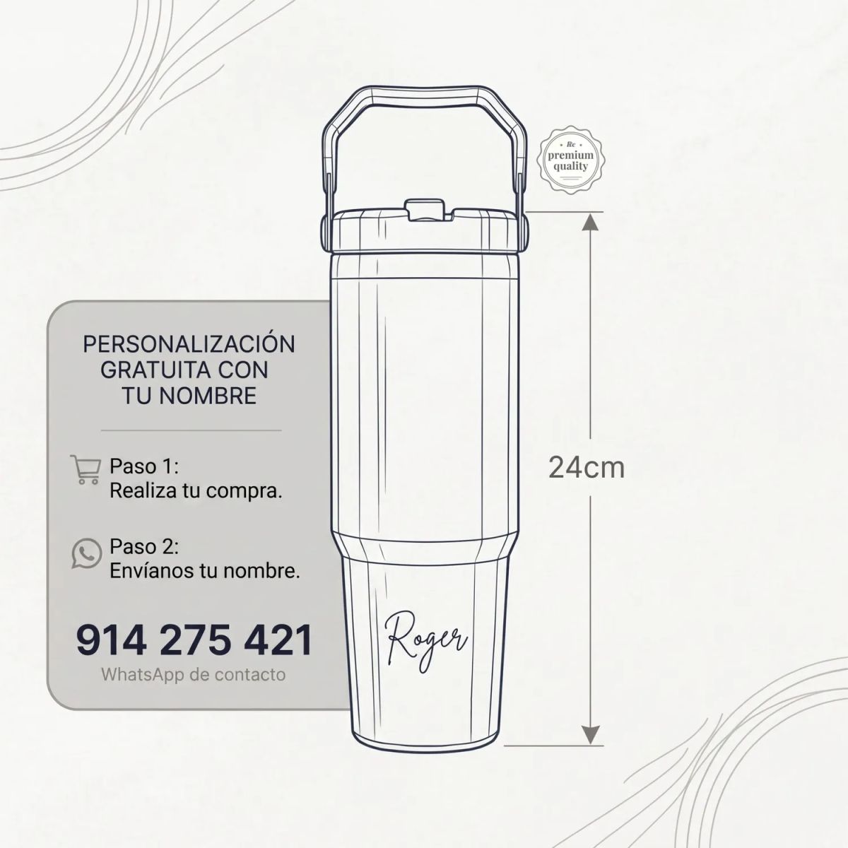 Termo Tomatodo Flip Boys 2027 Personalizado 900Ml Negro, marca LITTLE BRU ACCESORIOS EXCLUSIVOS - Foto 2
