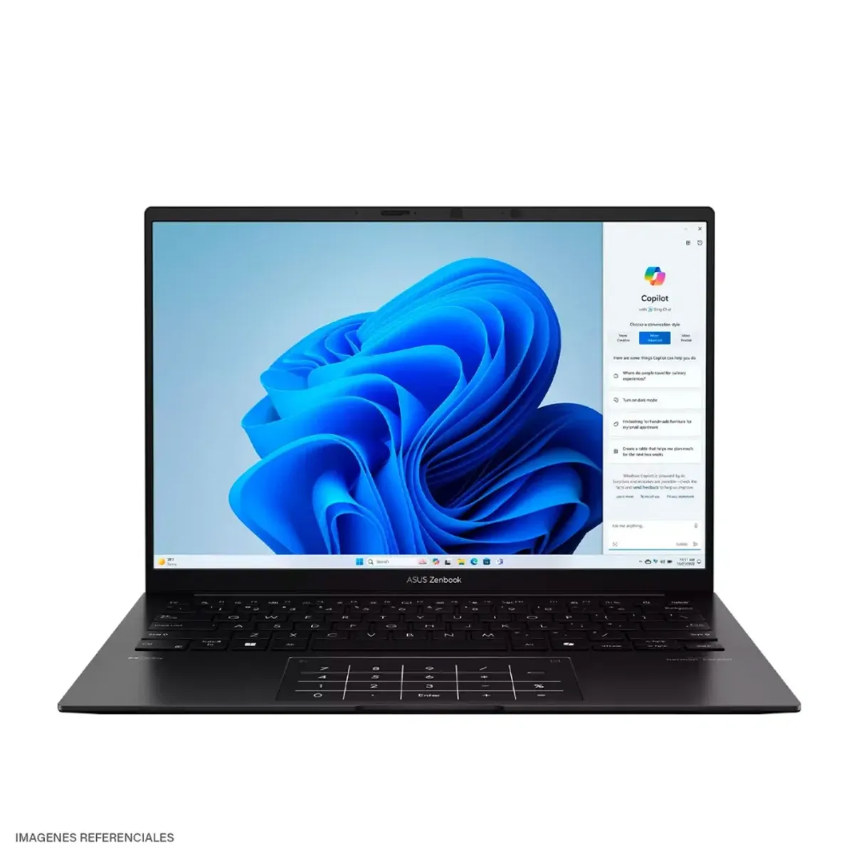 ASUS - Laptop ASUS Zenbook 14 OLED UM3406GA-QD047W AMD Ryzen™ AI 5 430 16GB RAM 512GB SSD 14" WUXGA OLED