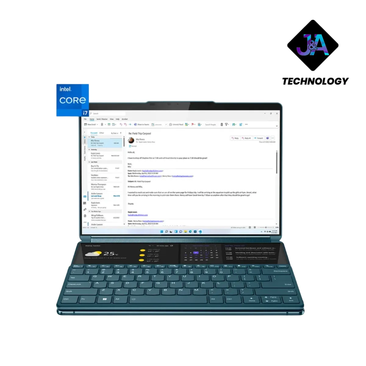 LENOVO - LAPTOP LENOVO YOGA BOOK 9 13IRU8 CORE I7-1355U 16GB RAM DDR5 1TB SSD 13.3" OLED WINDOWS 11