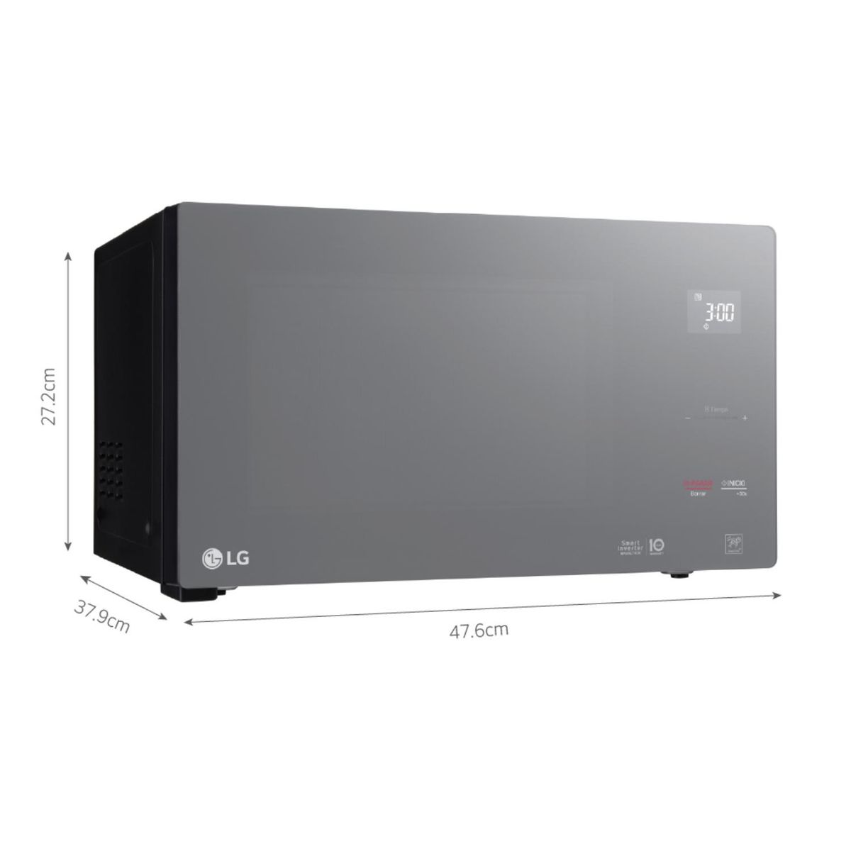 LG - Horno Microondas MH6596DIR 25L con EasyClean LG