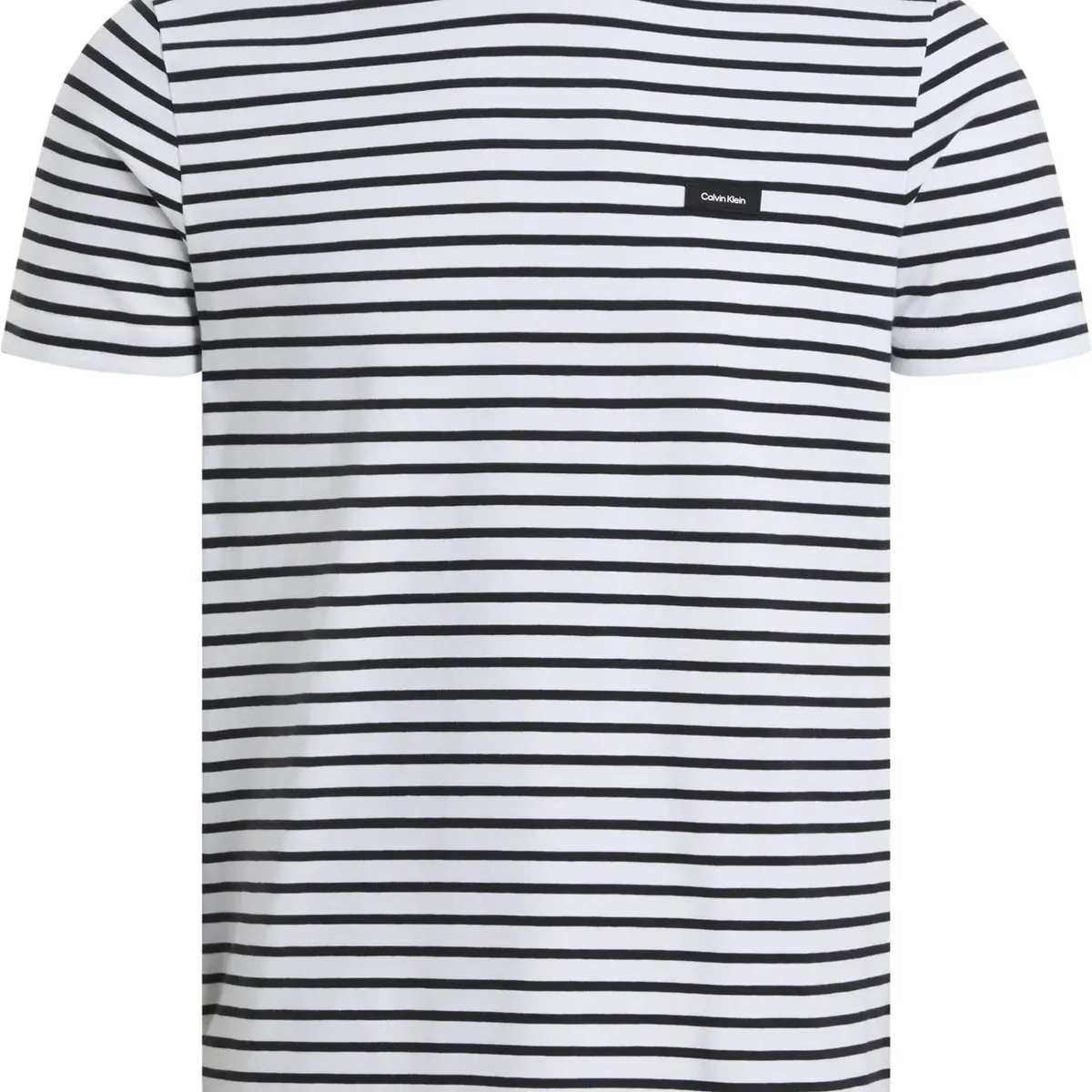 CALVIN KLEIN - CAMISETA STRETCH SLIM STRIPE TSHIRT CK