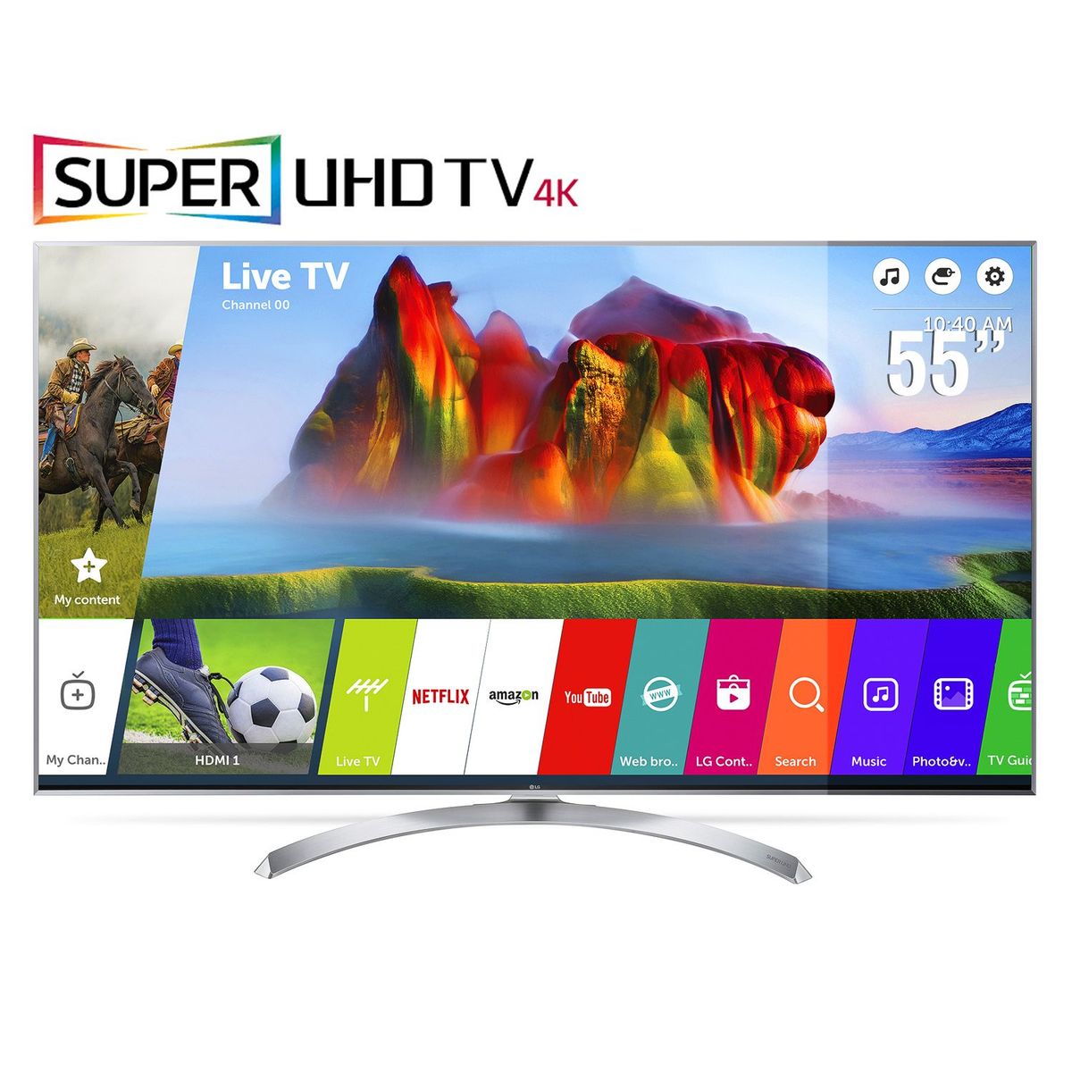 LG - Televisor 55" 4K Ultra HD Smart TV 55SJ8000