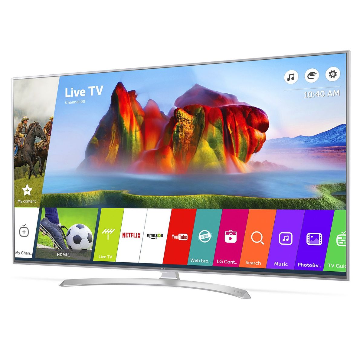 LG - Televisor 55" 4K Ultra HD Smart TV 55SJ8000