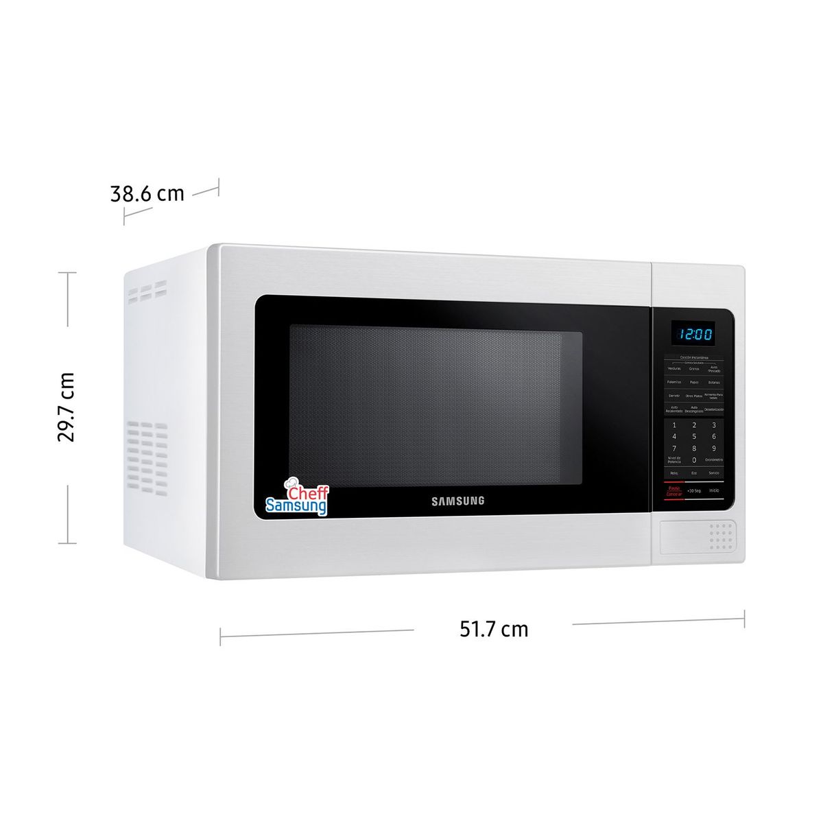 SAMSUNG - Horno Microondas Samsung 31L AME1114TW/XPE Blanco