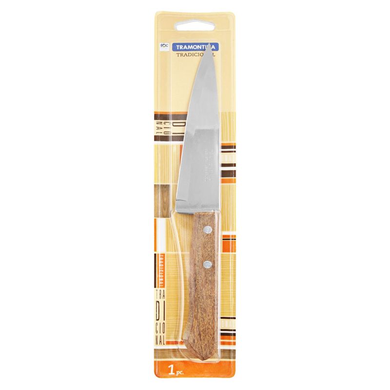 TRAMONTINA - Cuchillo Cocina Universal 6 Mango Madera
