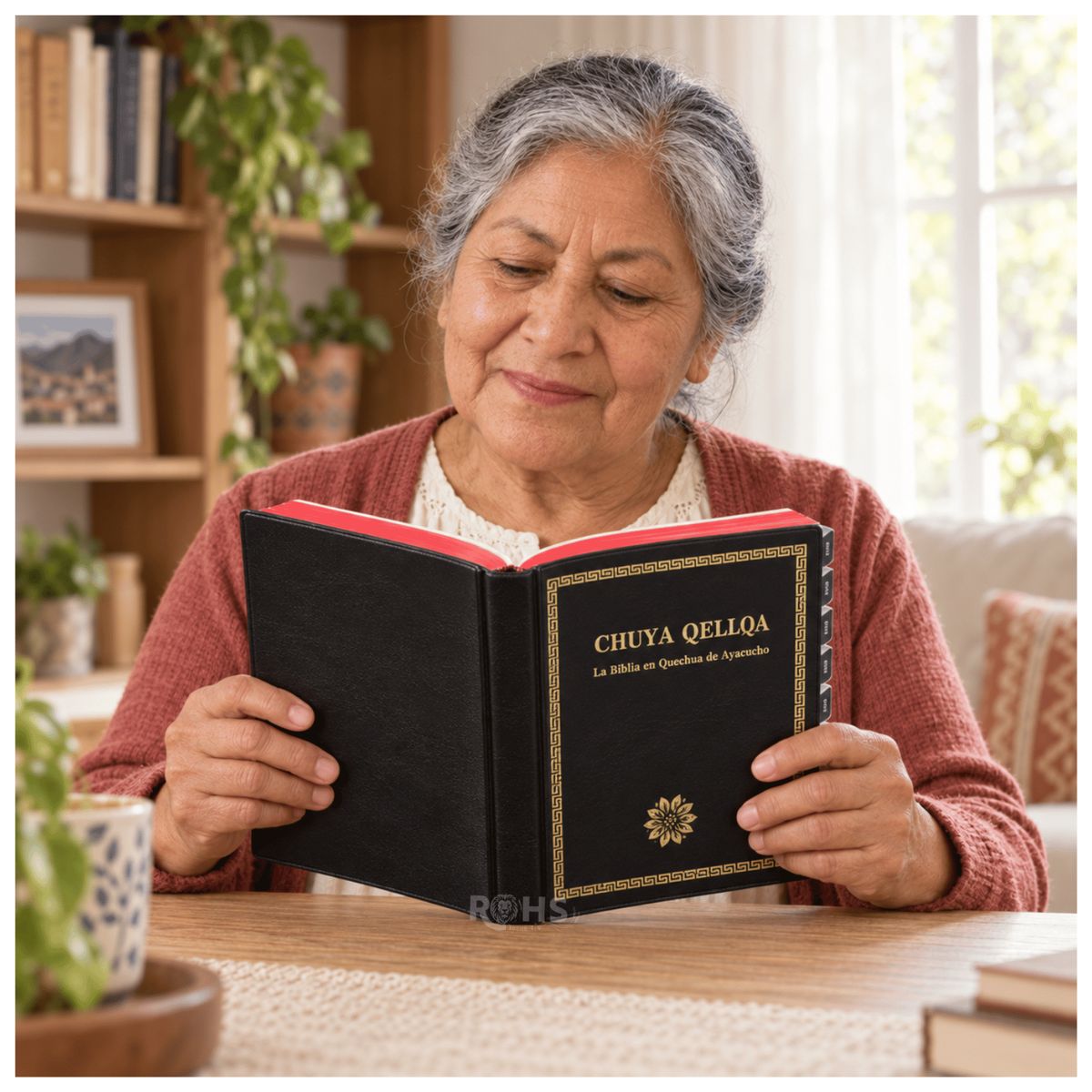 OEM - Biblia Quechua Ayacucho “Chuya Qellqa” - Tapa de Cuero + Taps e Índices