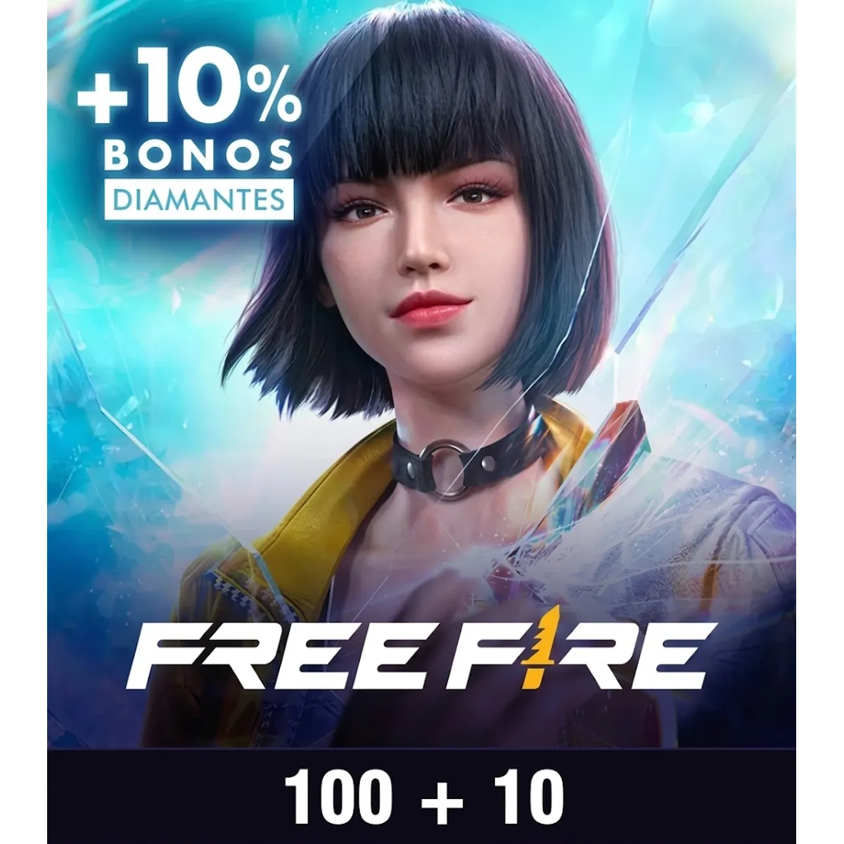 PERU - Código Free Fire 100 Diamantes + 10% Bonus Digital