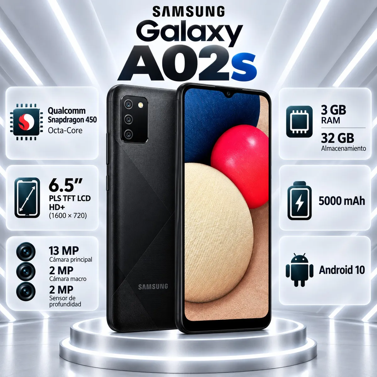 SAMSUNG - Samsung Galaxy A02s 3GB RAM 32GB