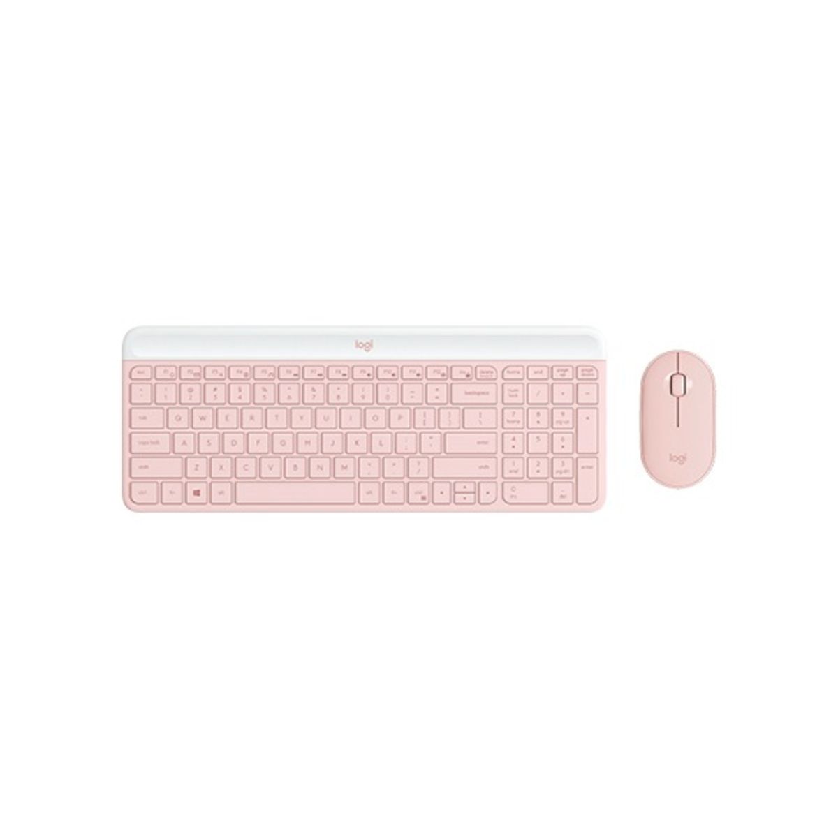 TECLADO + MOUSE MK470 LOGITECH WIRELESS SLIM USB ROSE LOGITECH ...