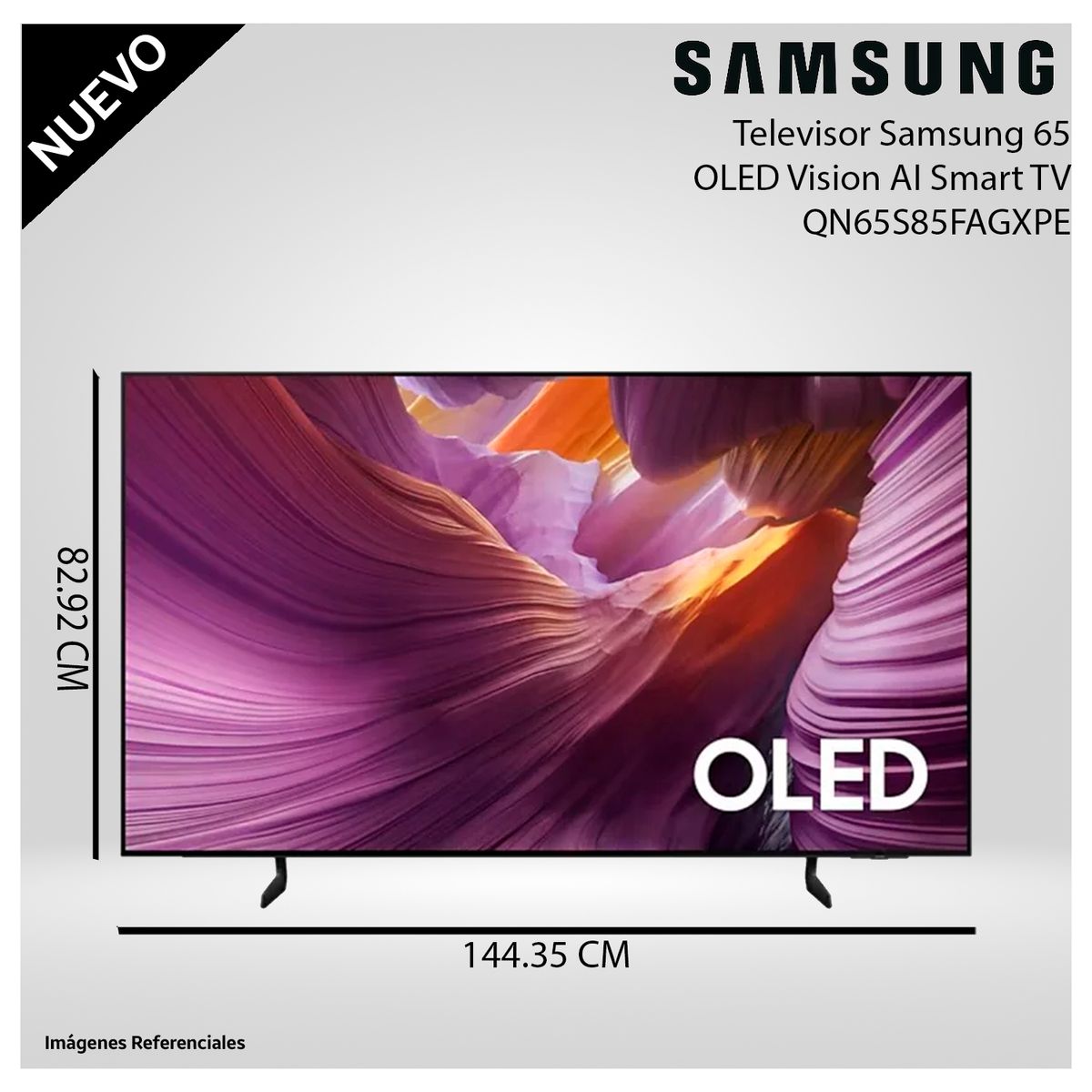 SAMSUNG - Televisor Samsung 65 OLED QN65S85FAGXPE Vision AI- Modelo nuevo