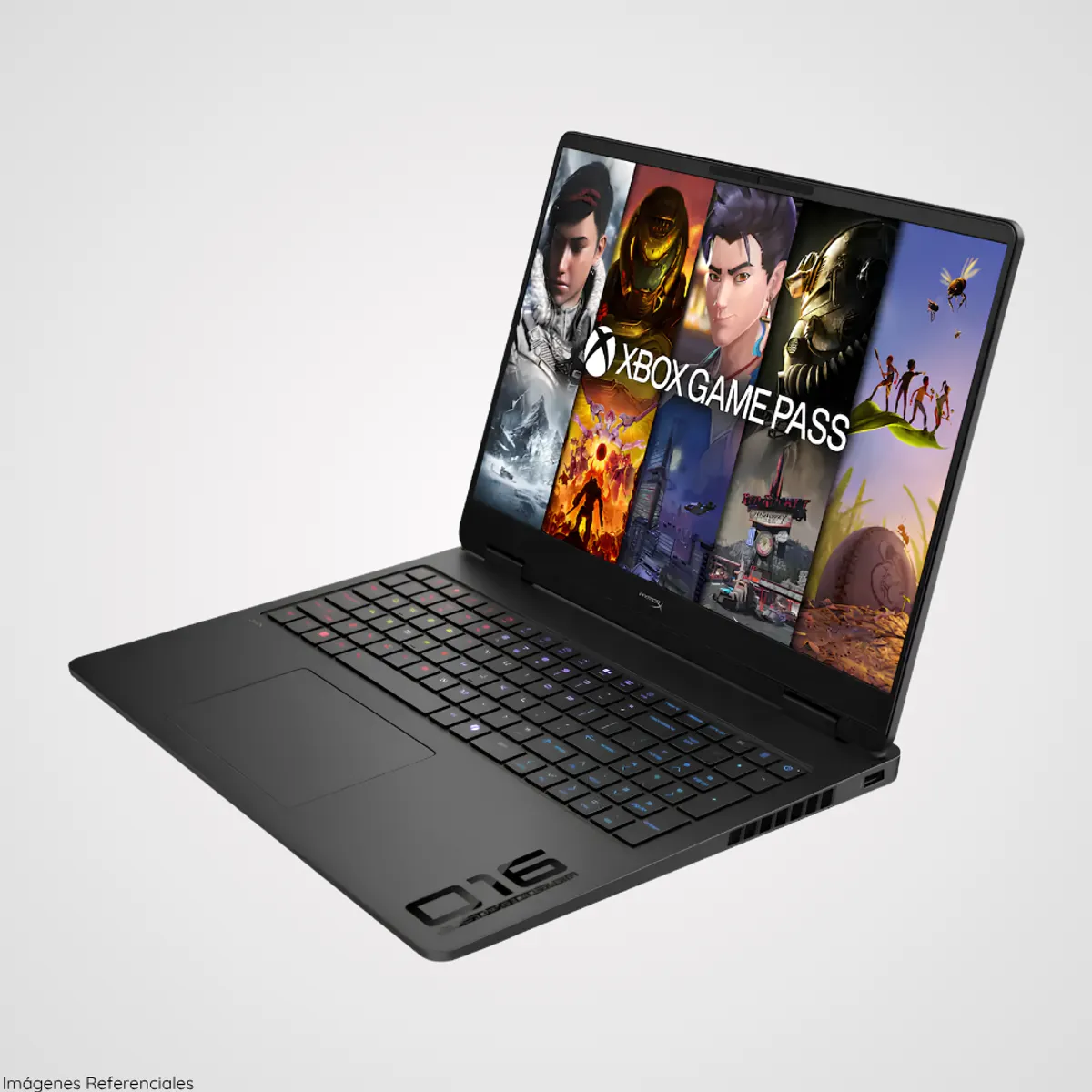 HP - Laptop HP HyperX OMEM 16-AM2013 Intel Core Ultra 7 356H 16GB RAM 512GB SSD RTX 5060-8GB 16"  2K 165Hz