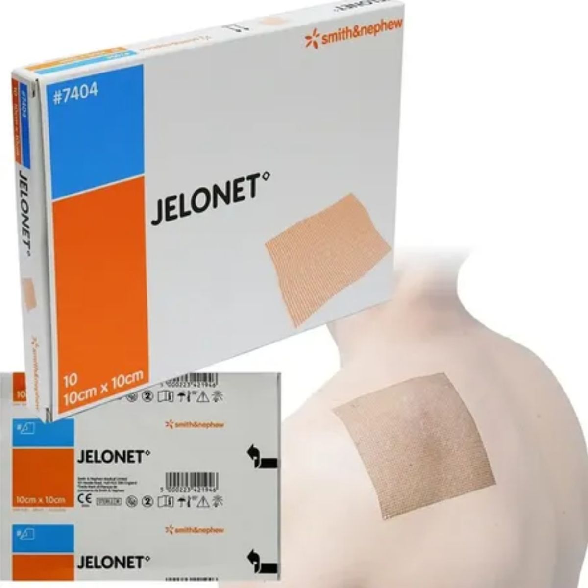 GENERICO - JELONET APOSITO DE GASA PARAFINADA 10X10CM CAJA C/10 PIEZAS