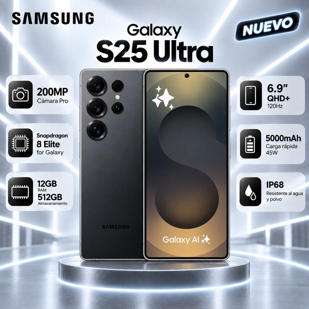 SAMSUNG - SAMSUNG GALAXY S25 ULTRA 12GB 512GB 5G