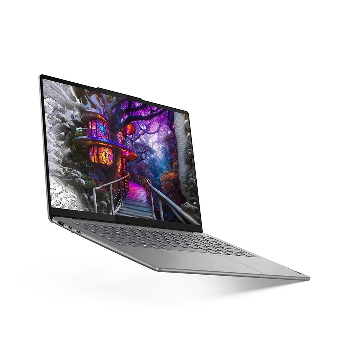 LENOVO - Laptop Lenovo Yoga Slim 7 14IMH9 14" WUXGA OLED, Intel Ultra 5 125H, 16GB LPDDR5, 512GB SSD, Windows 11 Home, Luna Gris