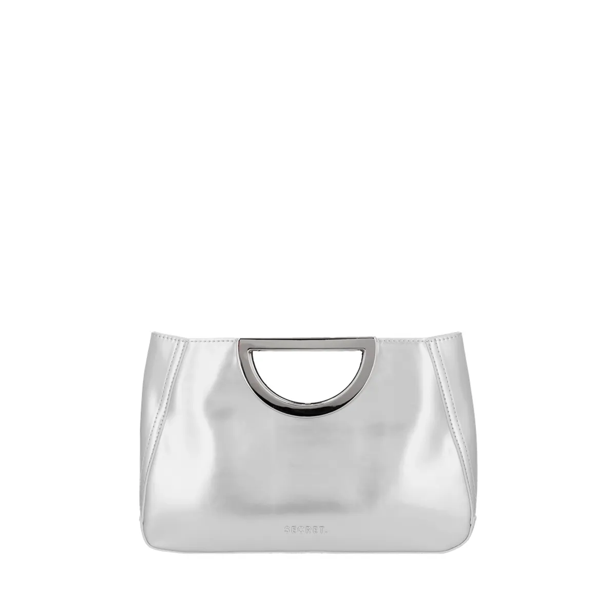 SECRET - Cartera De Fiesta Fete Mediana Plateada