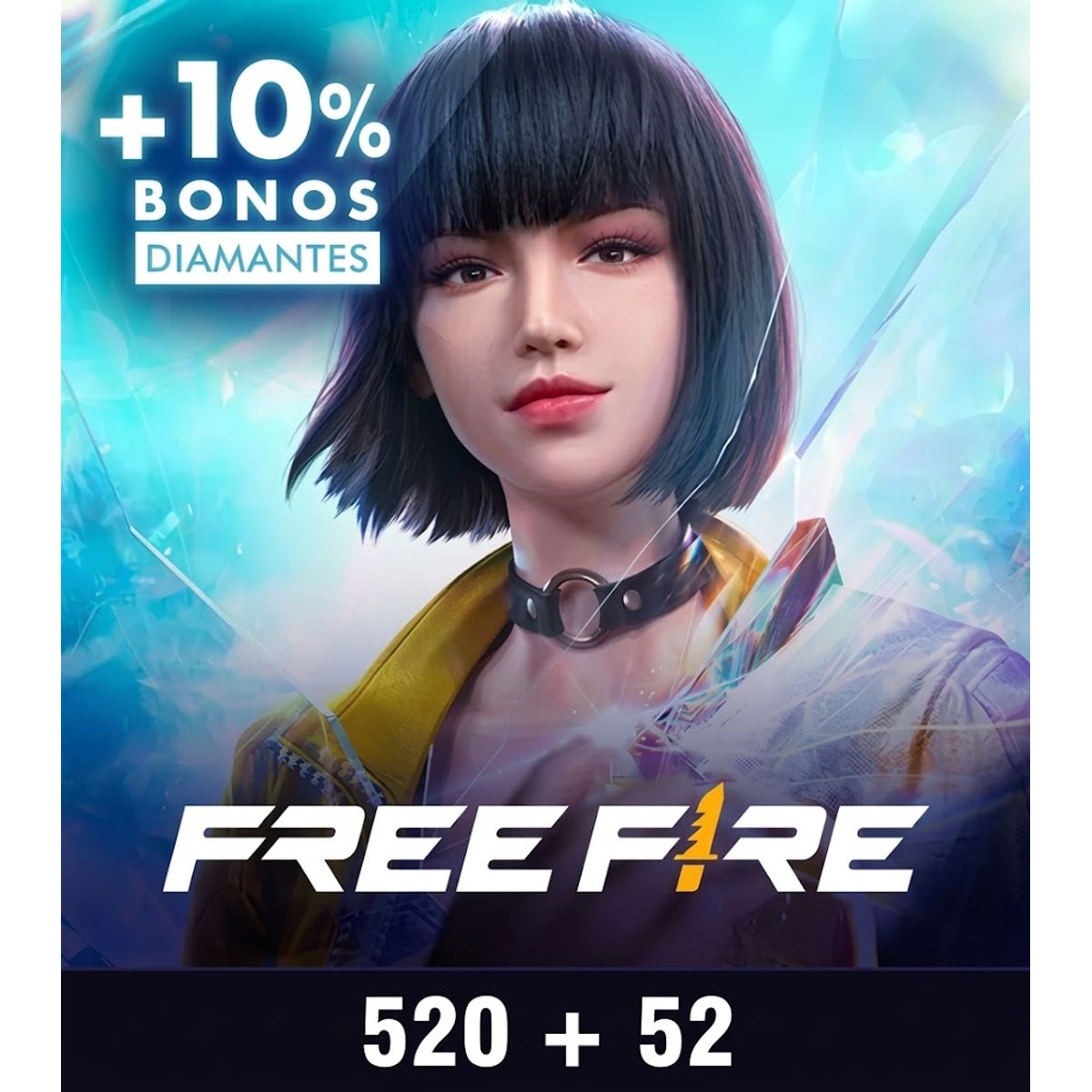 PERU - Código Free Fire 520 Diamantes + 10% Bonus Digital