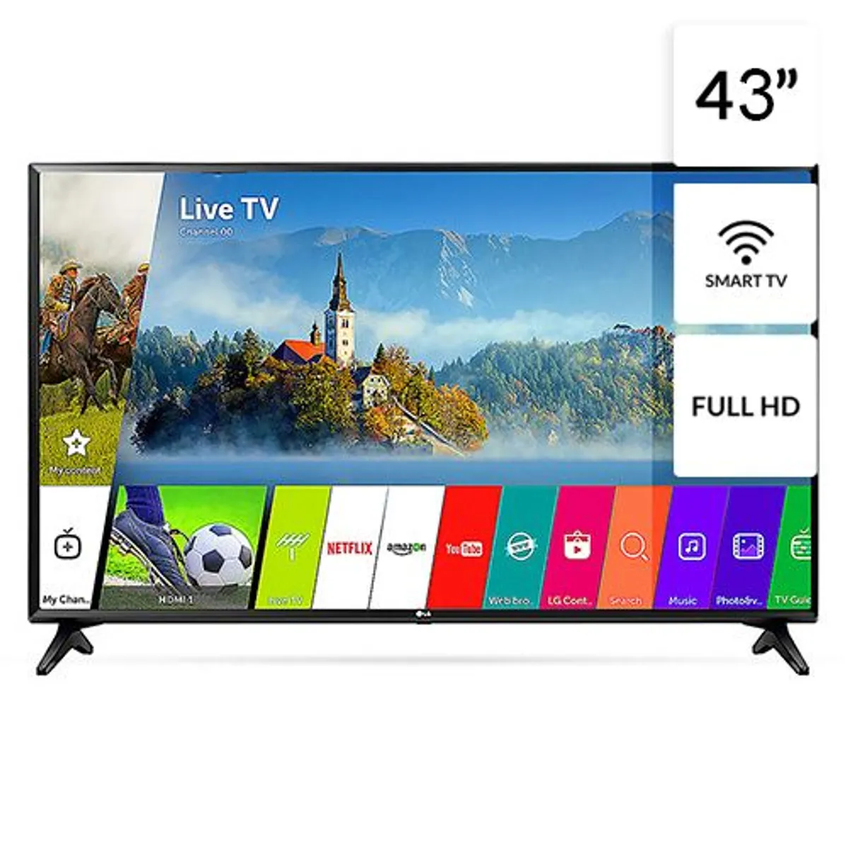 LG - Televisor 43" FHD SMART TV 43LJ5500