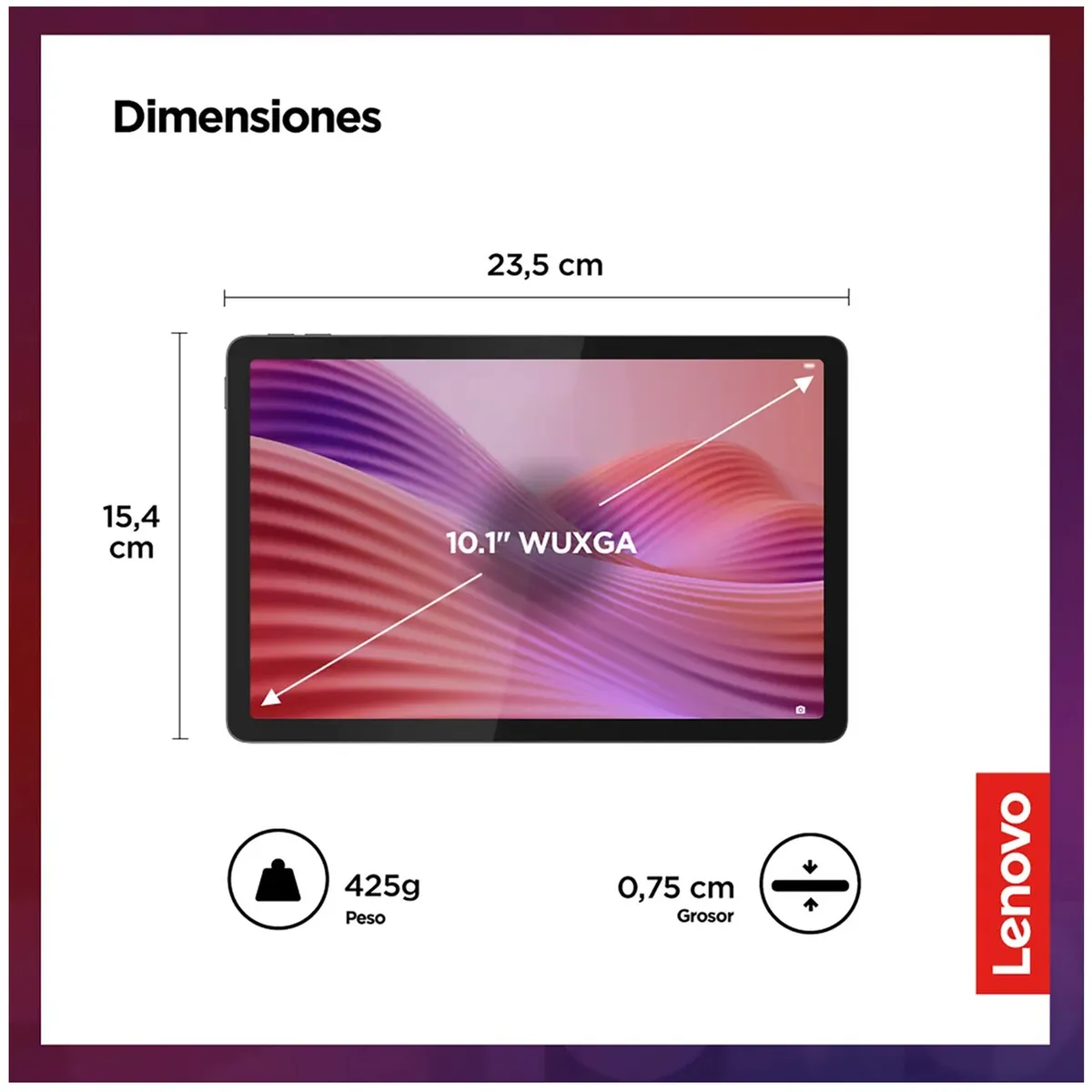 LENOVO - Tablet Lenovo Tab LTE 128GB 4GB Ram 10.1" Mediatek Helio G85
