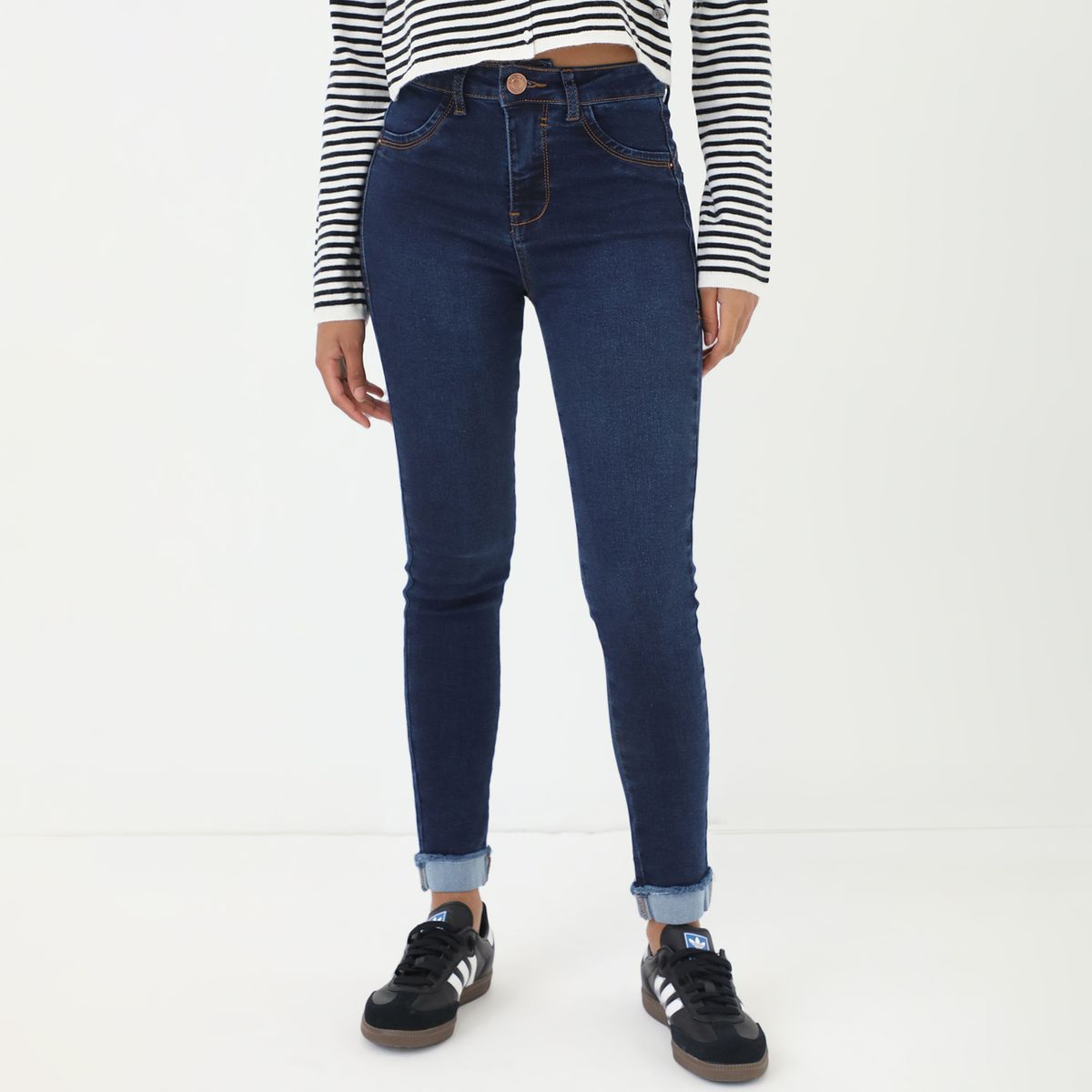 DENIMLAB - Jean Skinny Tiro Alto Mujer Denimlab