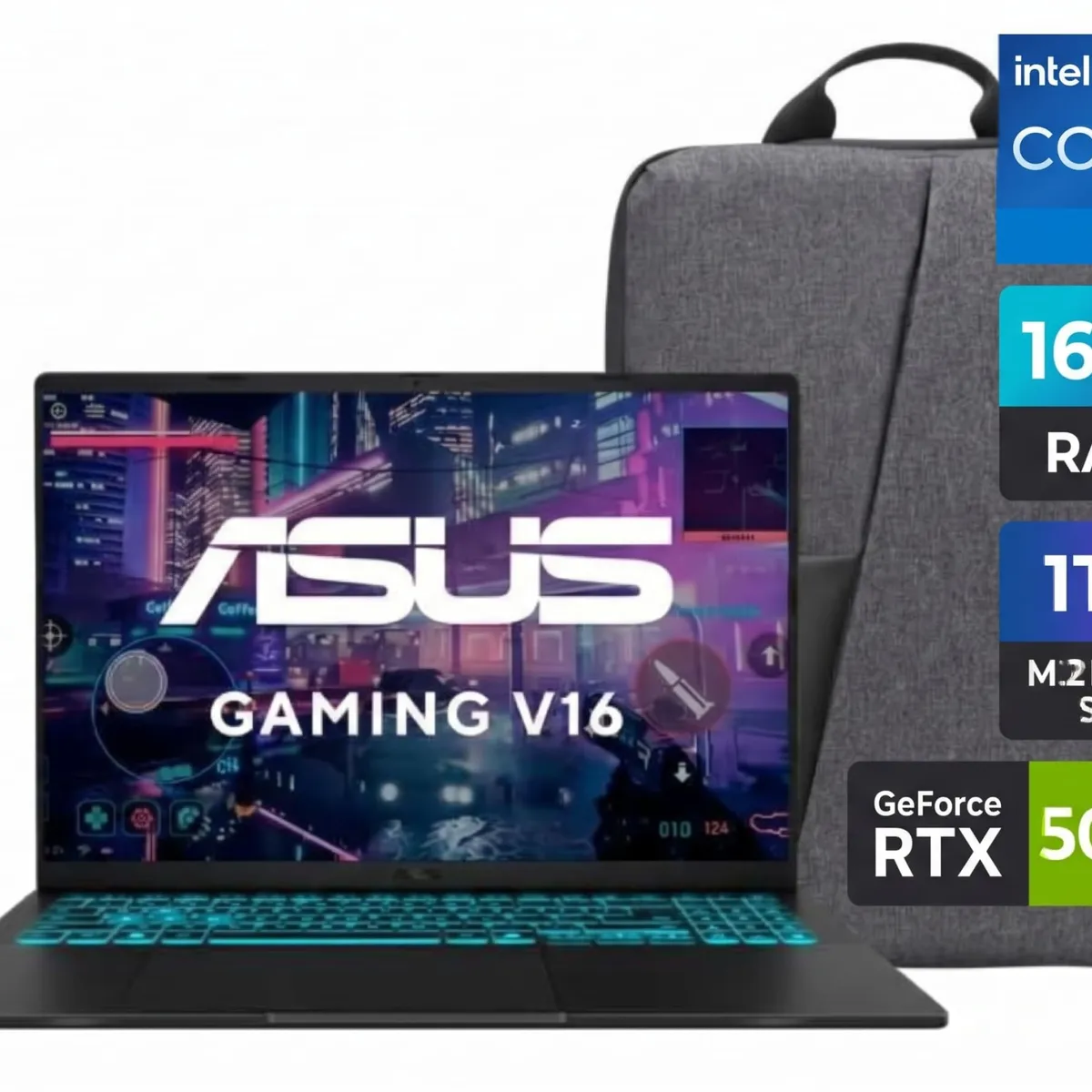 ASUS - Laptop ASUS Gaming V16 C7 16GB 1TB SSD RTX 5070 8GB W11