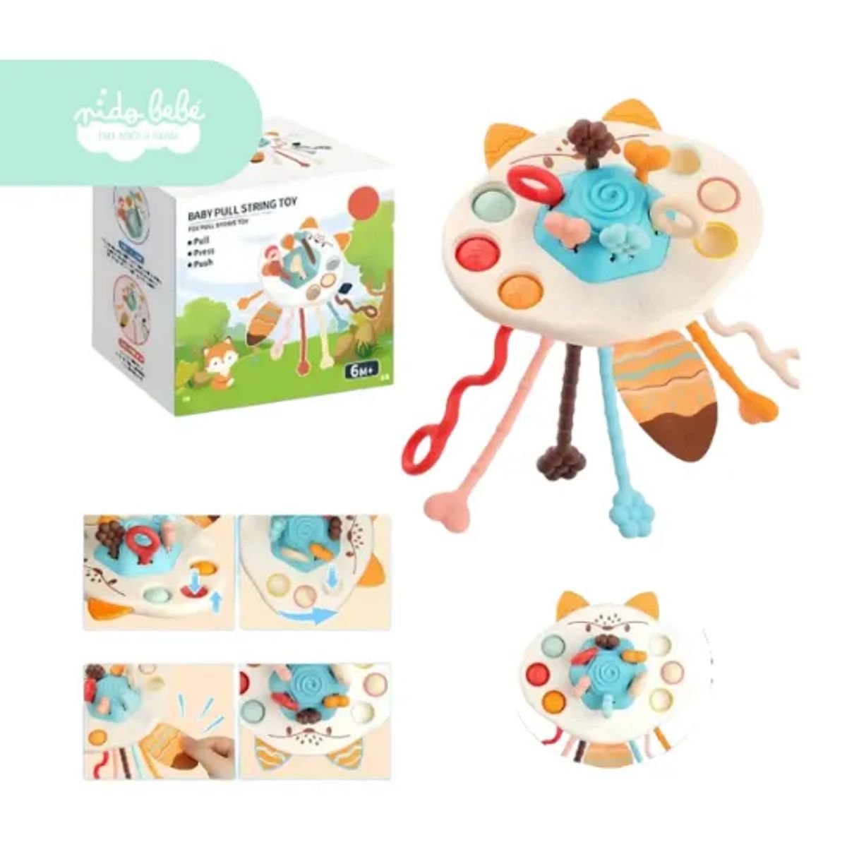 Baby - JUGUETE PARA BEBE - MONTESSORI CON CUERDAS
