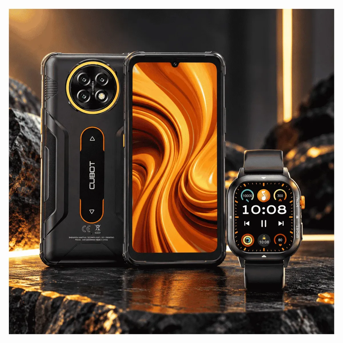 Combo Cubot Celular Resistente KingKong ACE 5 RAM 8GB Expandible a 20GB ROM 256GB + Smartwatch U1, marca CUBOT - Foto 2