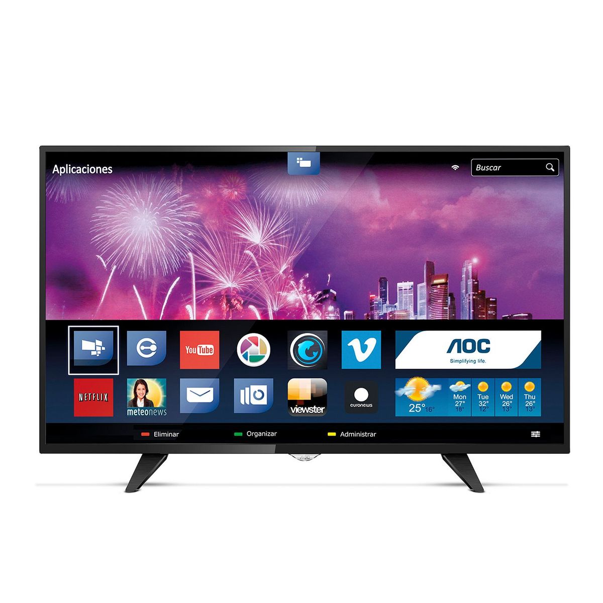 AOC - Televisor 43" FULL HD Smart TV LE43S5970