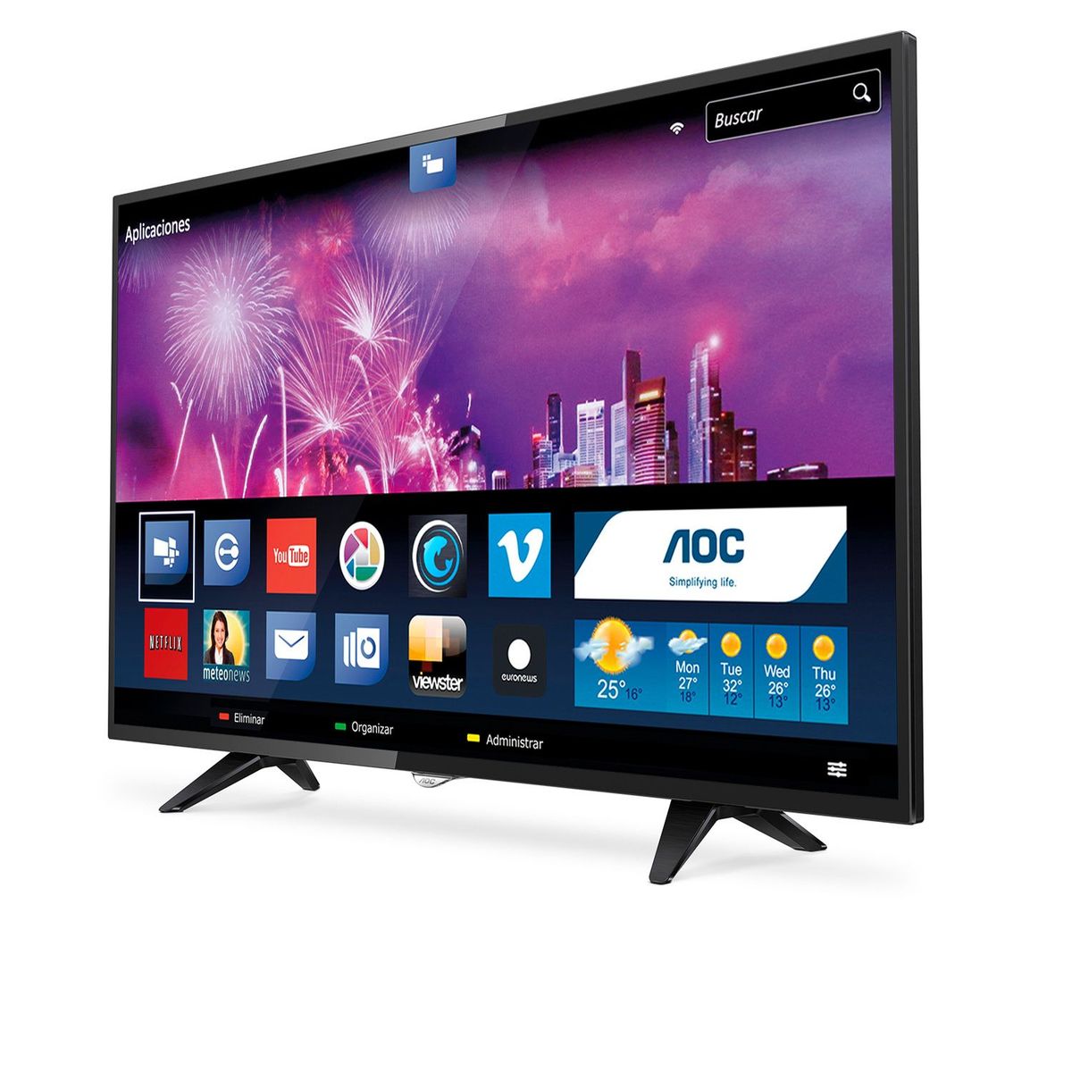 AOC - Televisor 43" FULL HD Smart TV LE43S5970