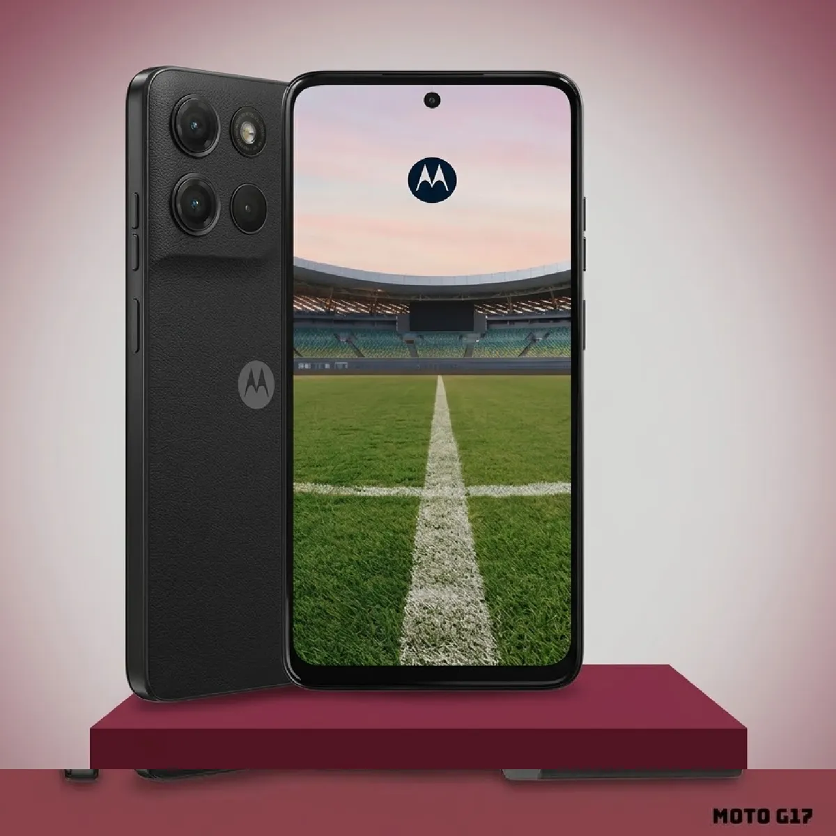 MOTOROLA - Celular Motorola Moto G17 4GB RAM 128GB 6.72" 50MP - Negro