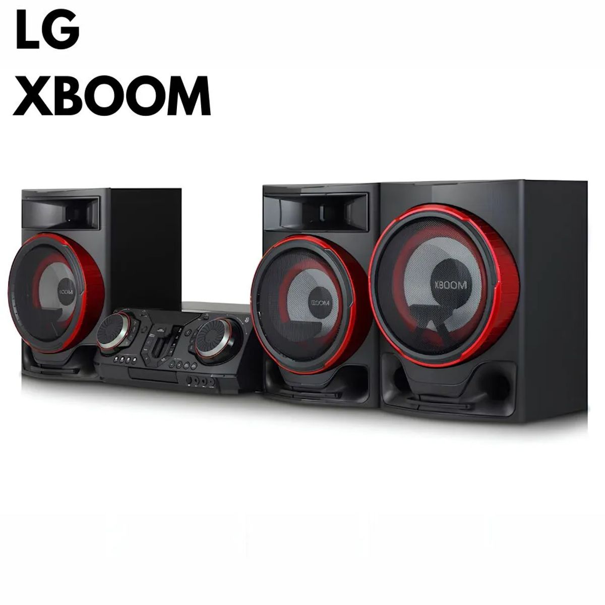 LG - Minicomponente LG XBOOM  de 2900 Wtts RMS, Multi Bluetooth, TV Sound Sync, Karaoke - CL88