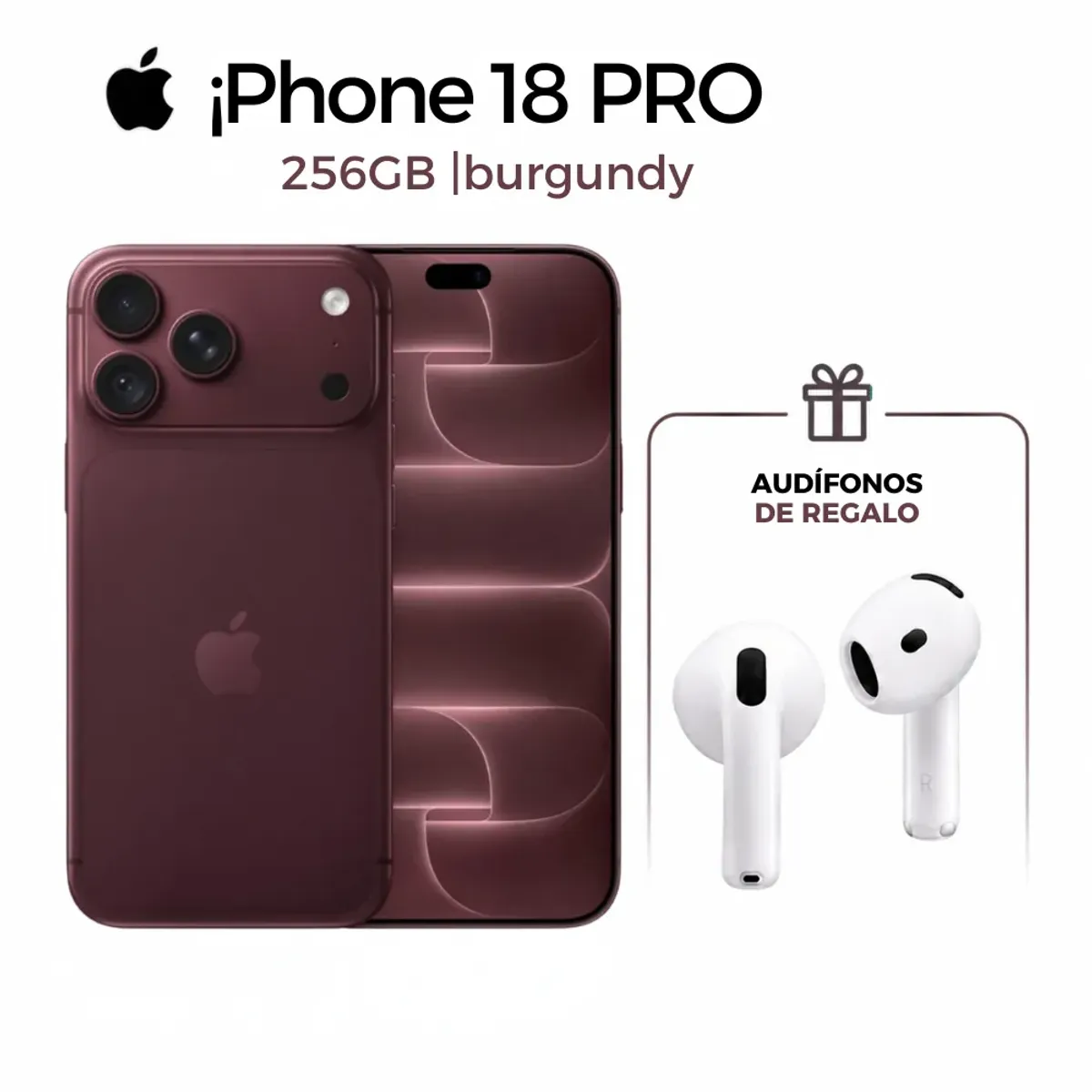 APPLE - apple iphone 18 pro 256gb esim + regalo