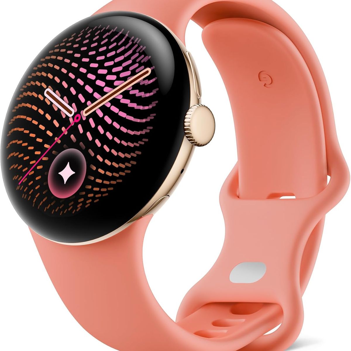 GOOGLE - Google Pixel Watch 5 (41mm)  Smartwatch WiFi / Bluetooth Champagne Gold/Canyon