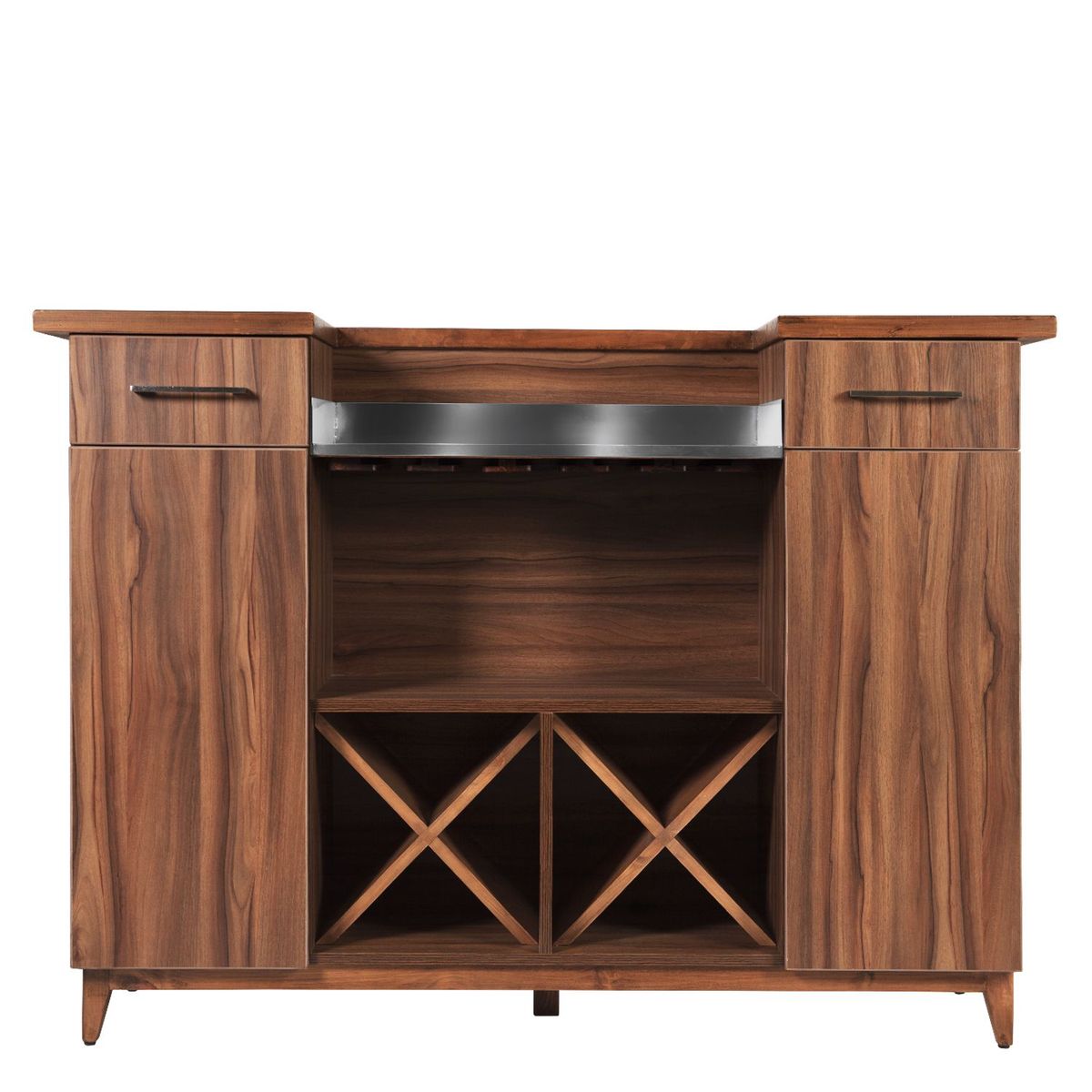 BASEMENT HOME - Bar Bayern 2 Puertas 2 Cajones (Porta botellas)