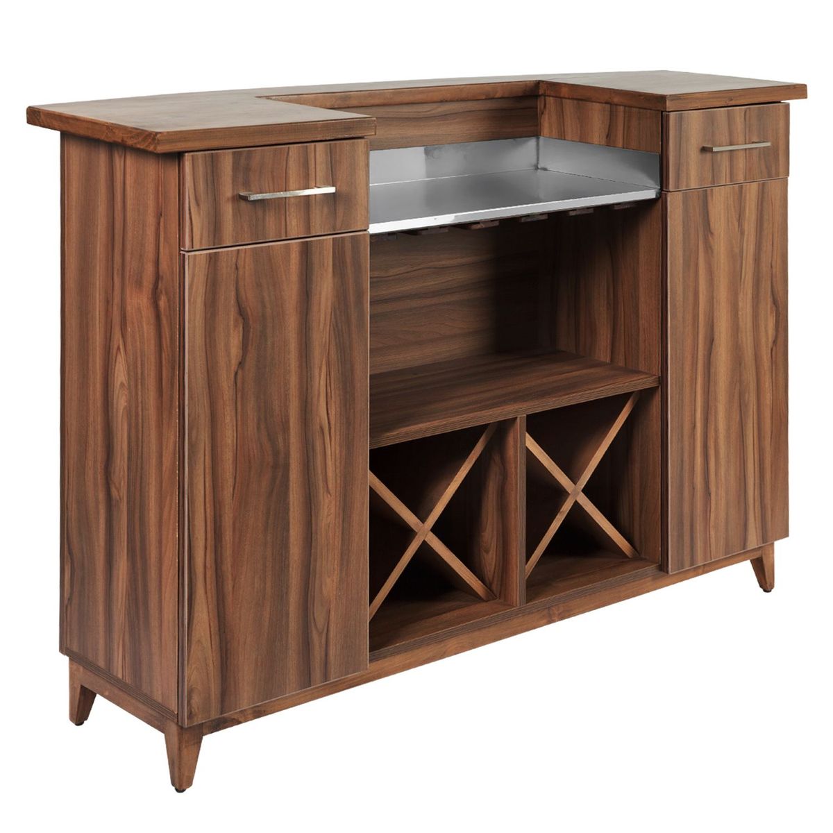 BASEMENT HOME - Bar Bayern 2 Puertas 2 Cajones (Porta botellas)