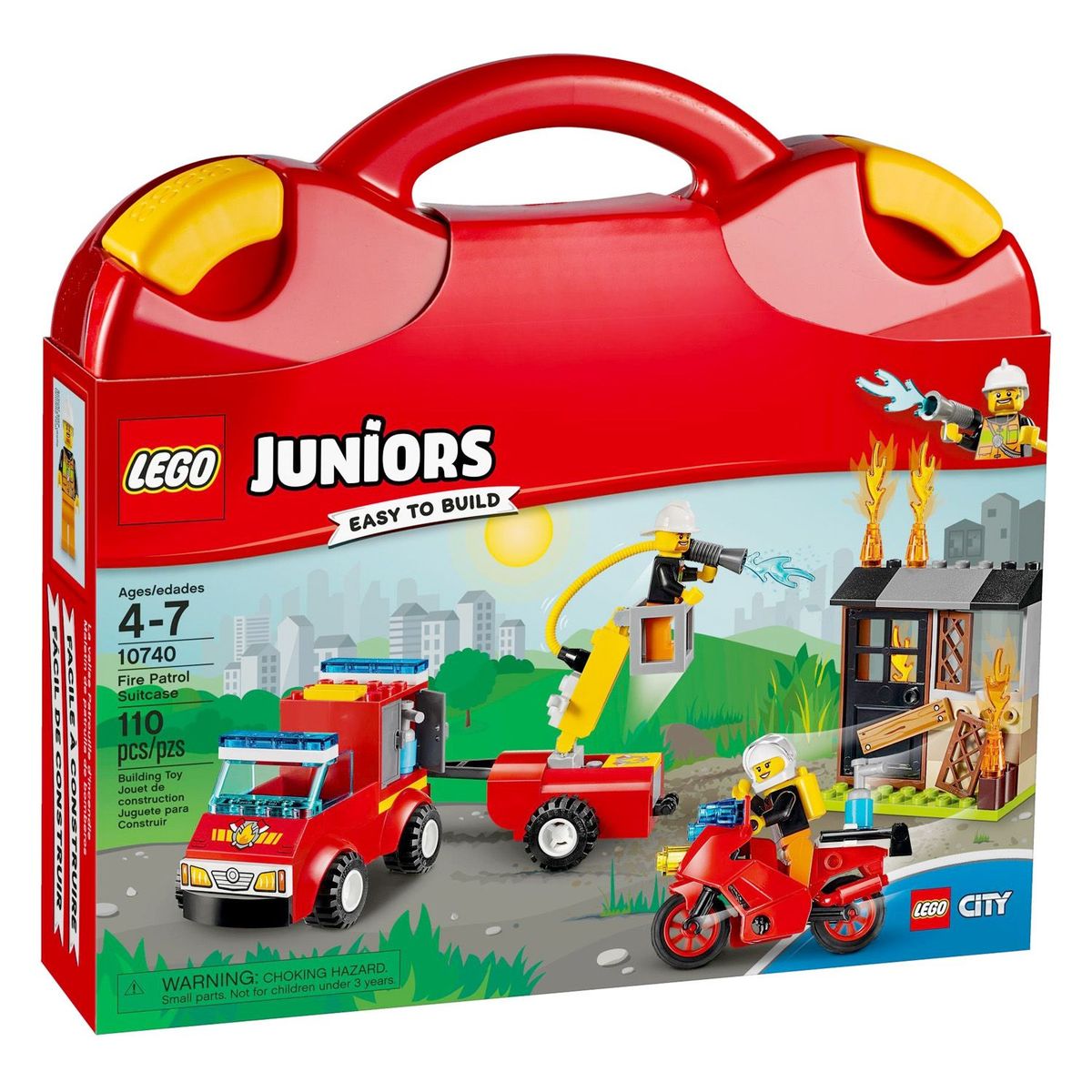 LEGO - Set Juniors: Maletín de Patrulla de Bomberos