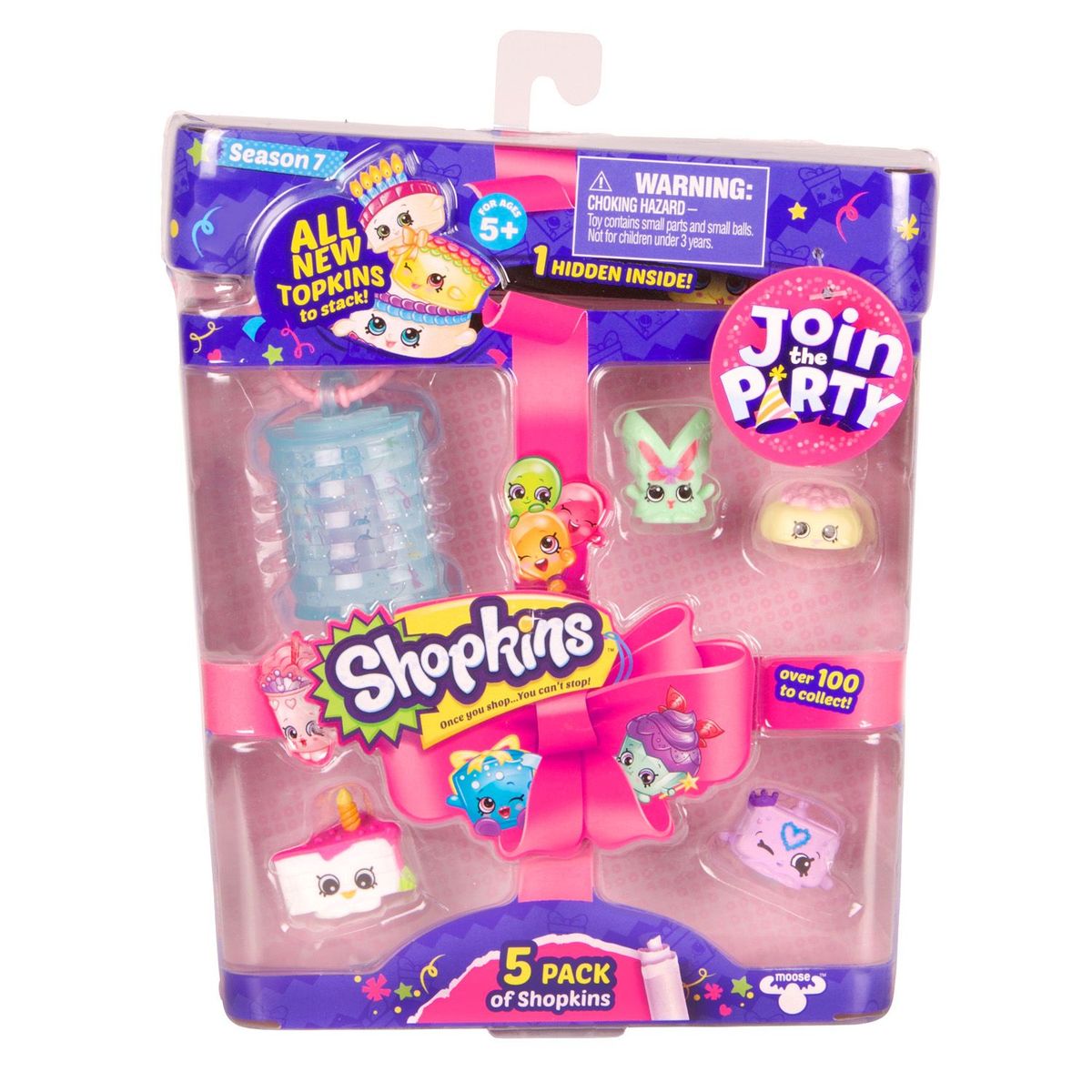 SHOPKINS - Pack x 5 Figuras con Linterna