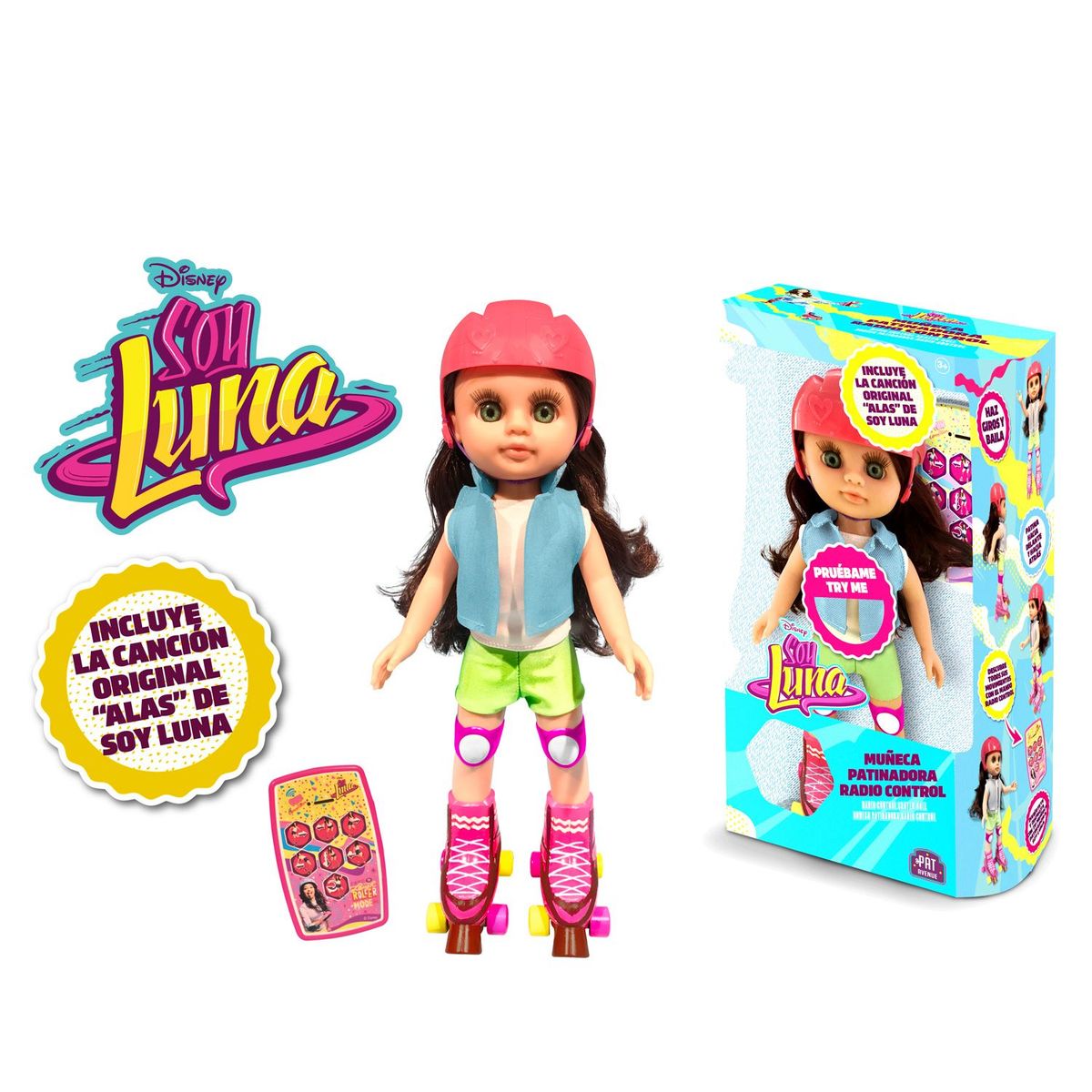 SOY LUNA - Muñeca Patinadora a Radio Control