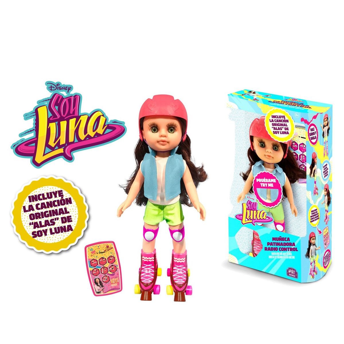 SOY LUNA - Muñeca Patinadora a Radio Control